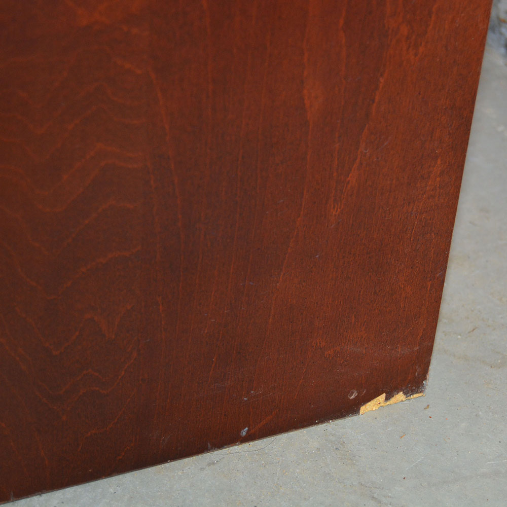 Riverside Furniture Veneer Roll Top Computer Desk with Chair