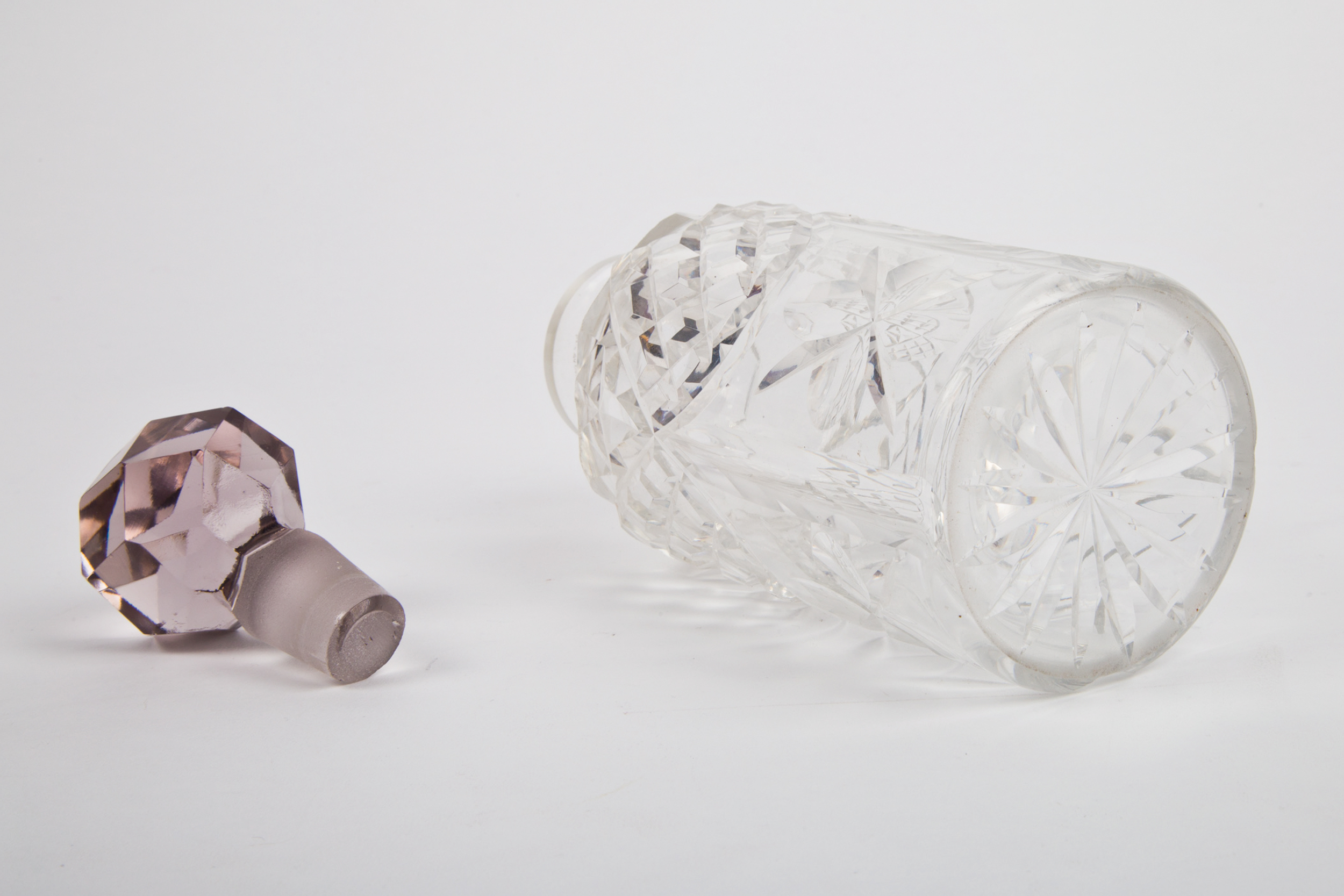 Antique Shaw & Fisher Silver Plate Stand with Cut Glass Bottles