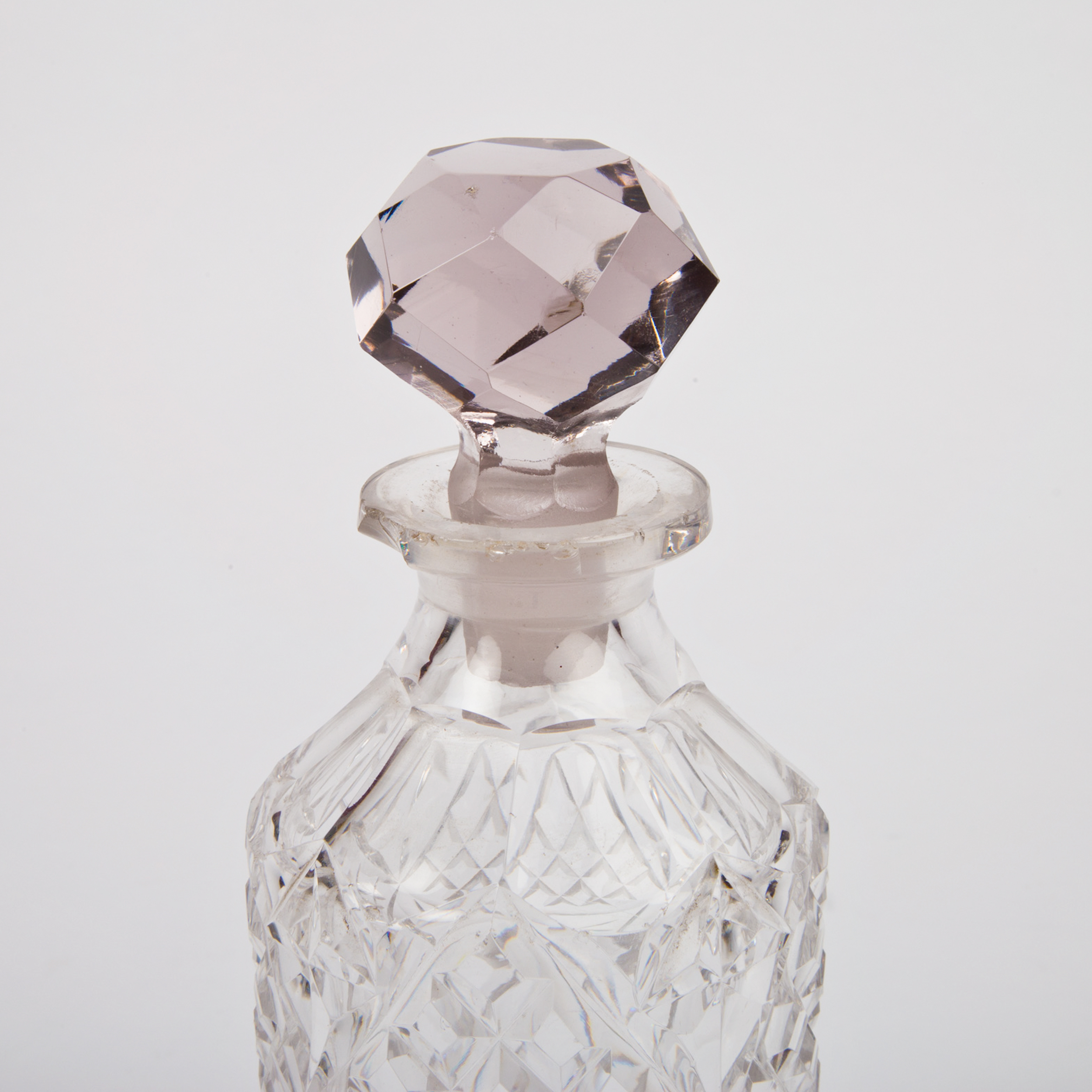 Antique Shaw & Fisher Silver Plate Stand with Cut Glass Bottles