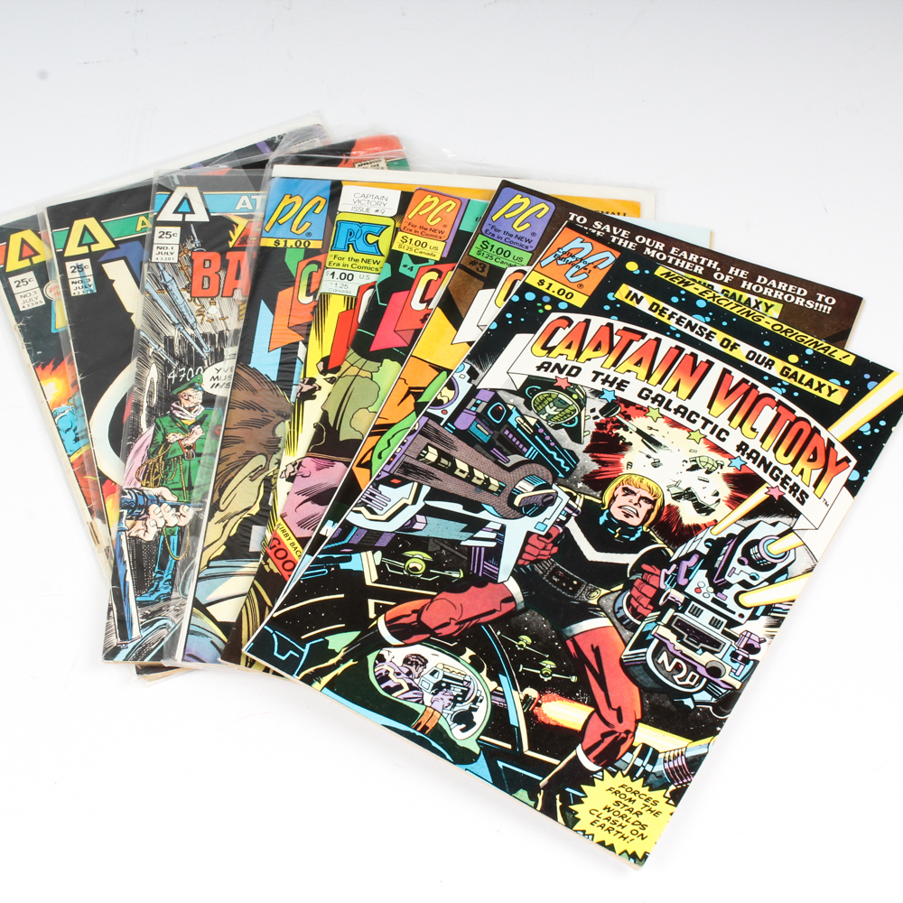 Comics from Atlas Comics and Pacific Comics