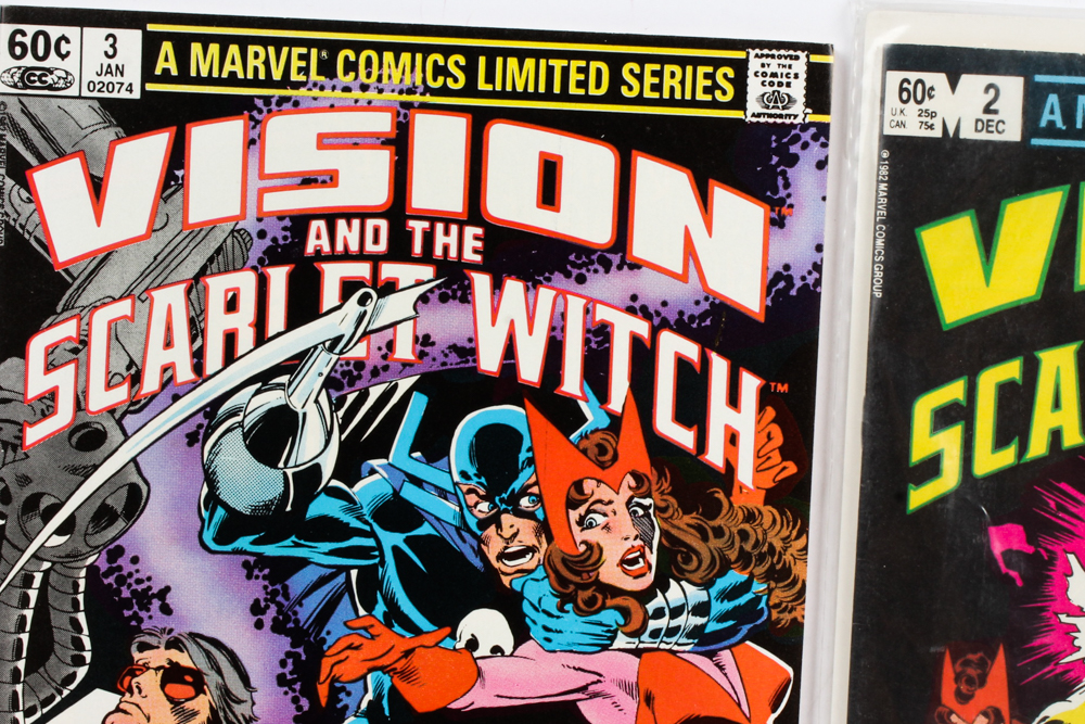 Group of Marvel Comics with "Captain Marvel"