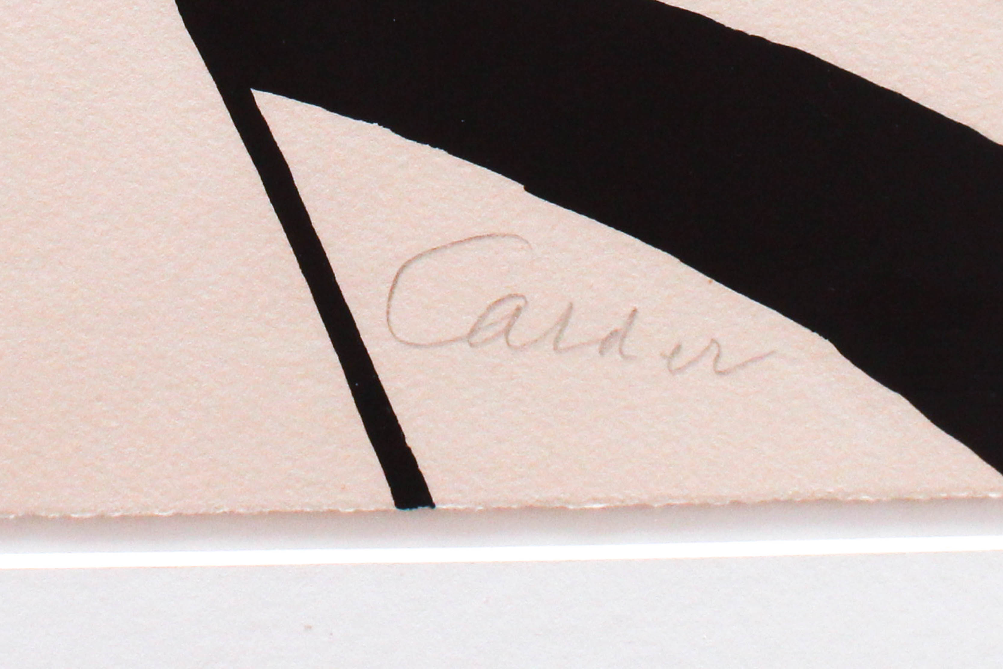 Alexander Calder "Fiesta" Hors Commerce Offset Lithograph