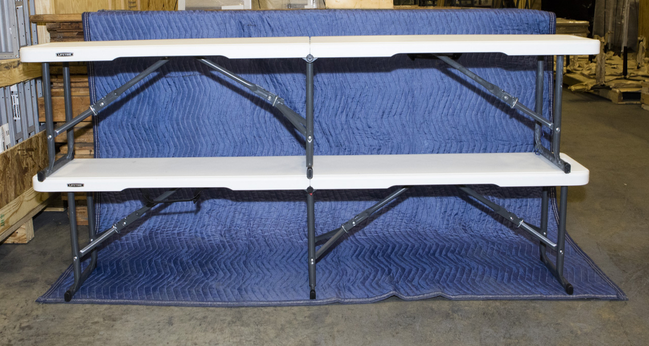 Lifetime Plastic Folding Benches