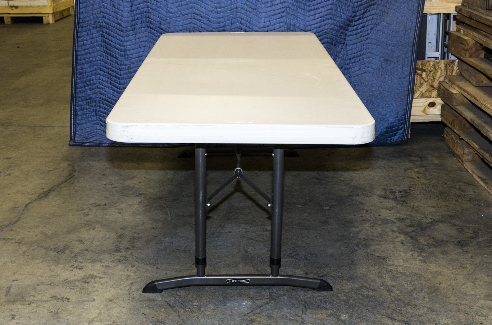 White Folding Table