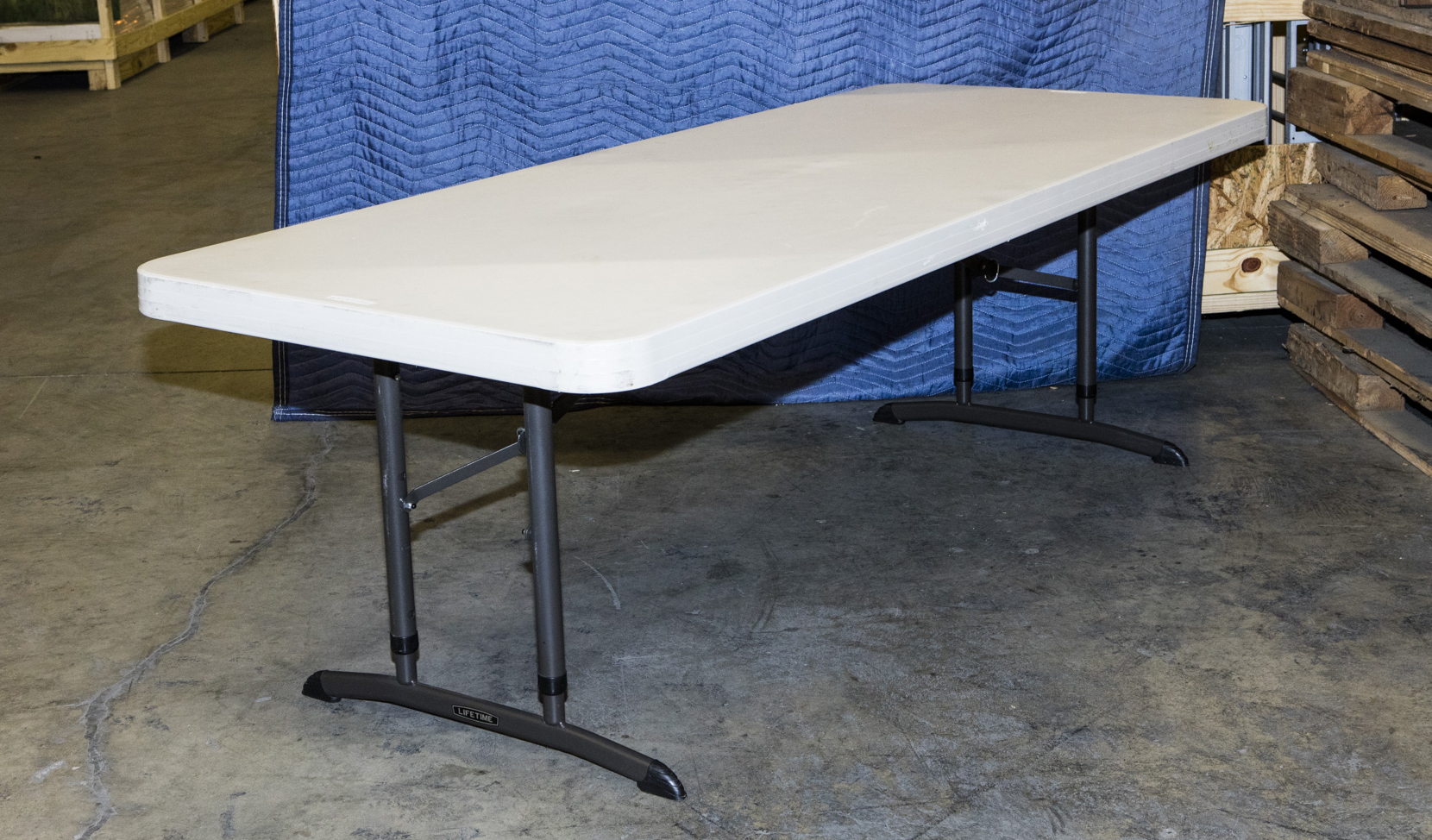 White Folding Table