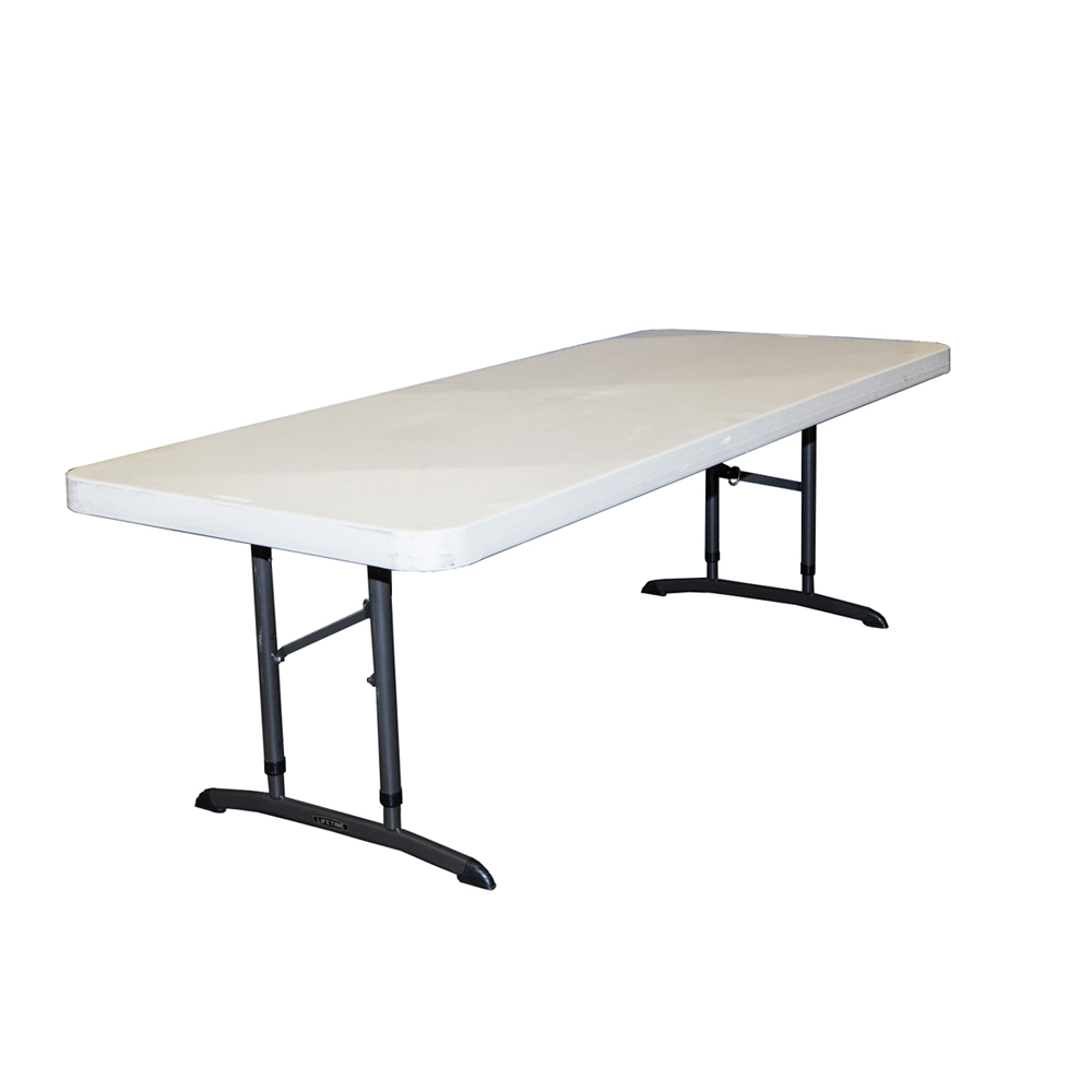 White Folding Table