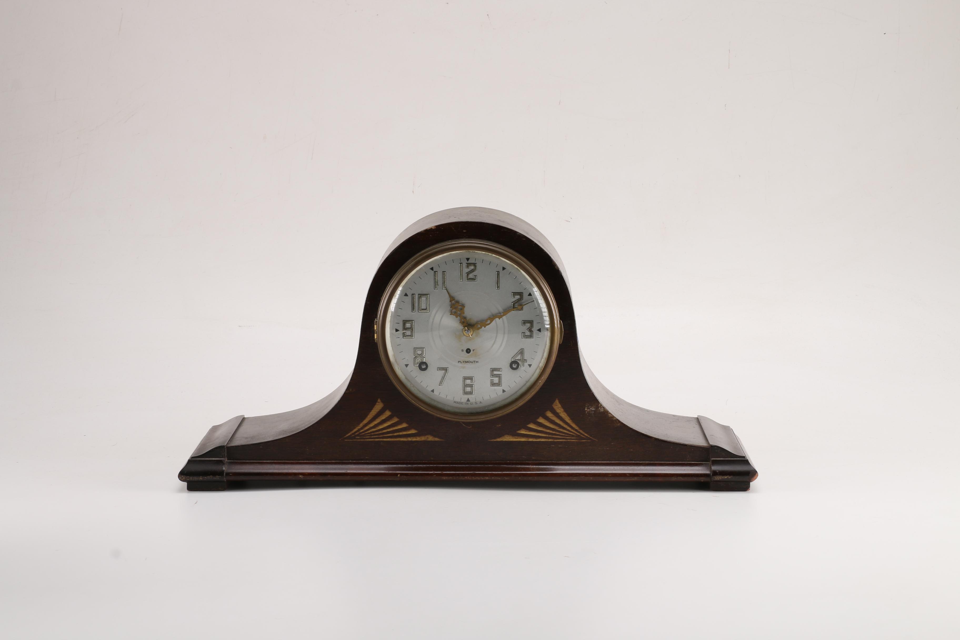 Plymouth Tambour Mantel Clock