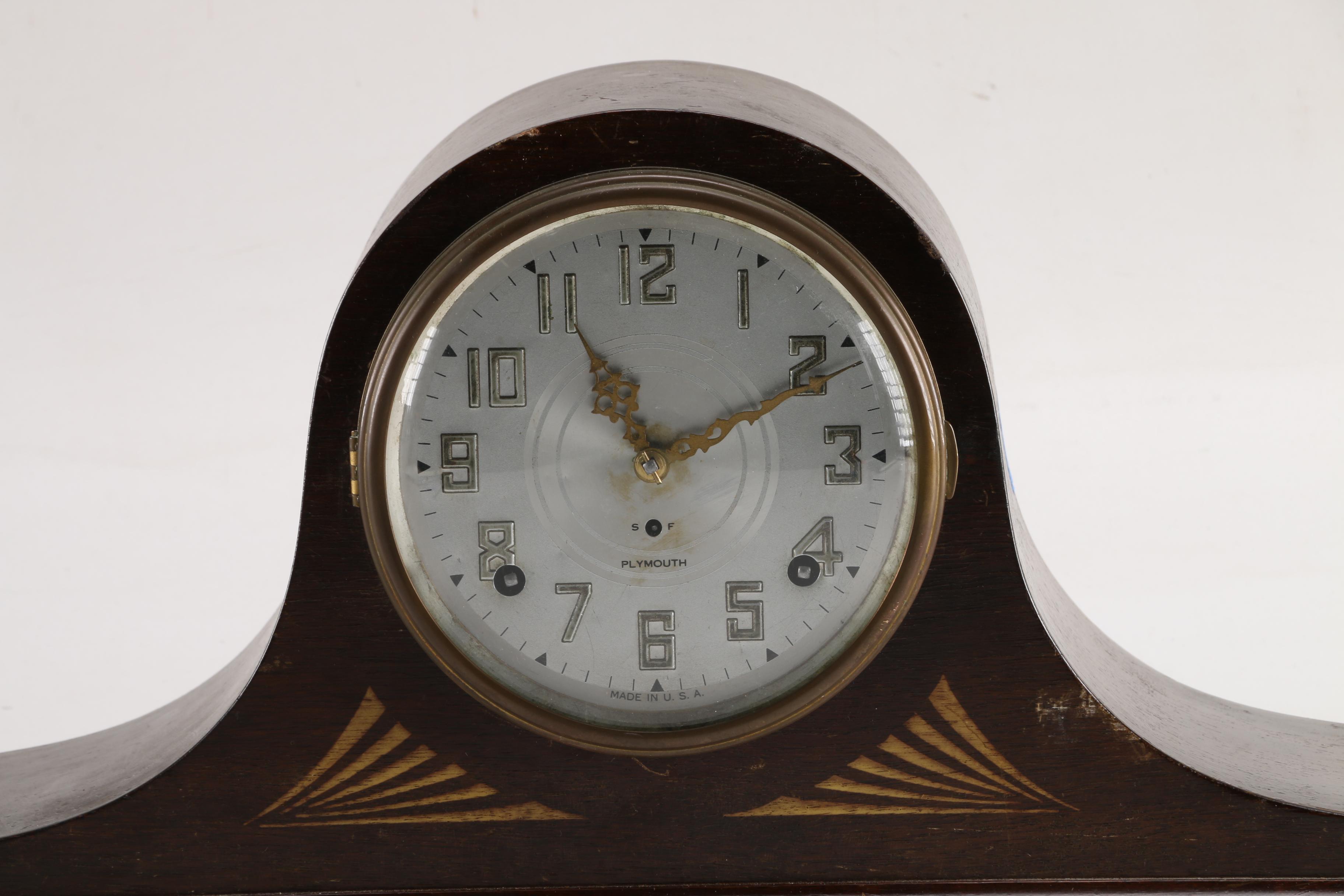 Plymouth Tambour Mantel Clock