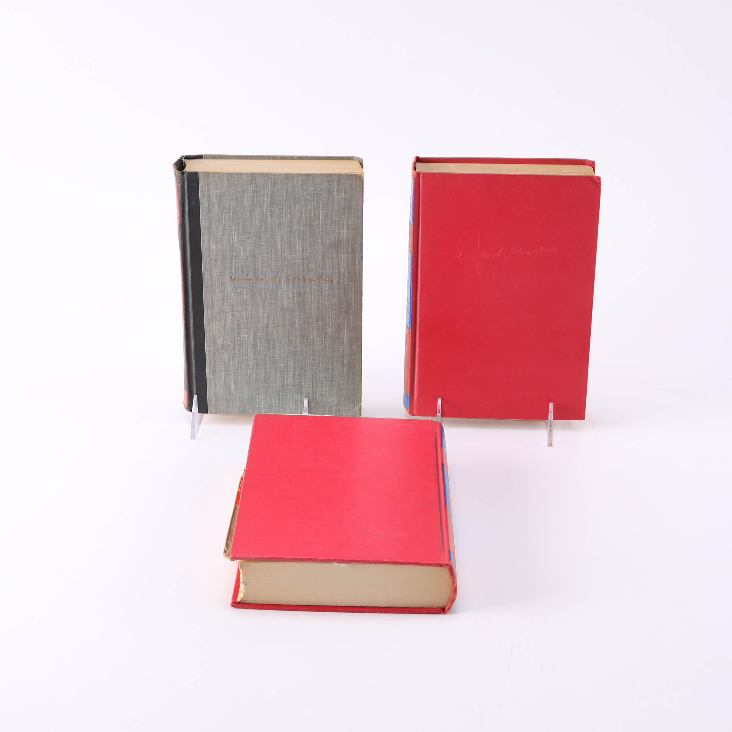 Three Volumes of Winston Churchill's "A History of the English-Speaking Peoples"