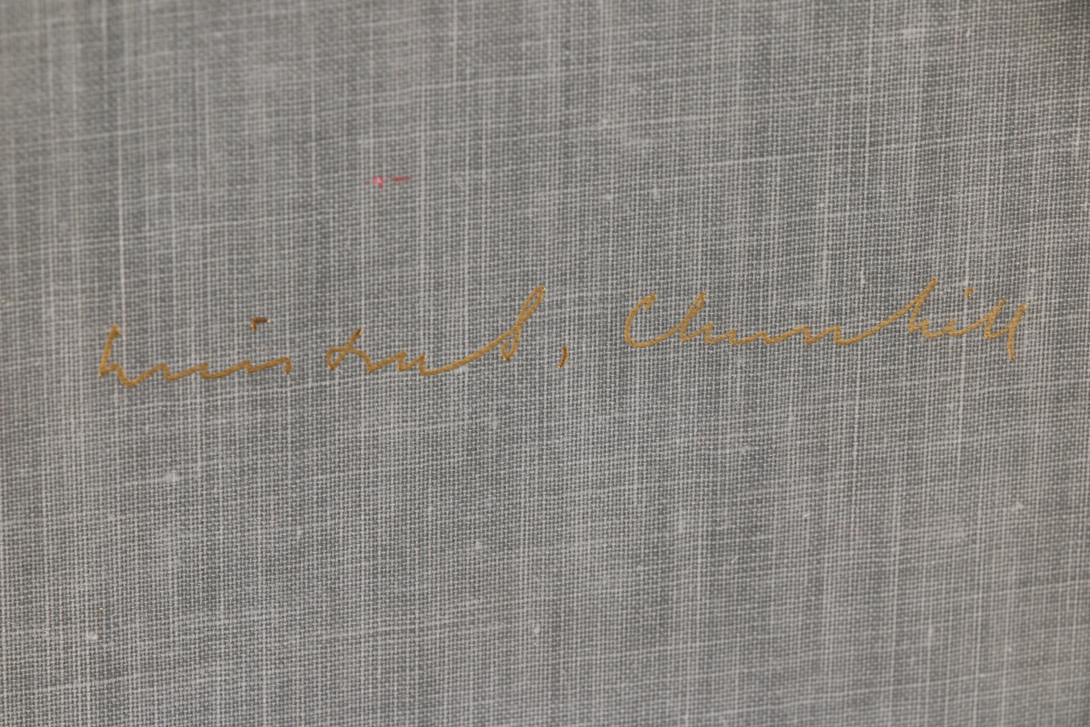 Three Volumes of Winston Churchill's "A History of the English-Speaking Peoples"