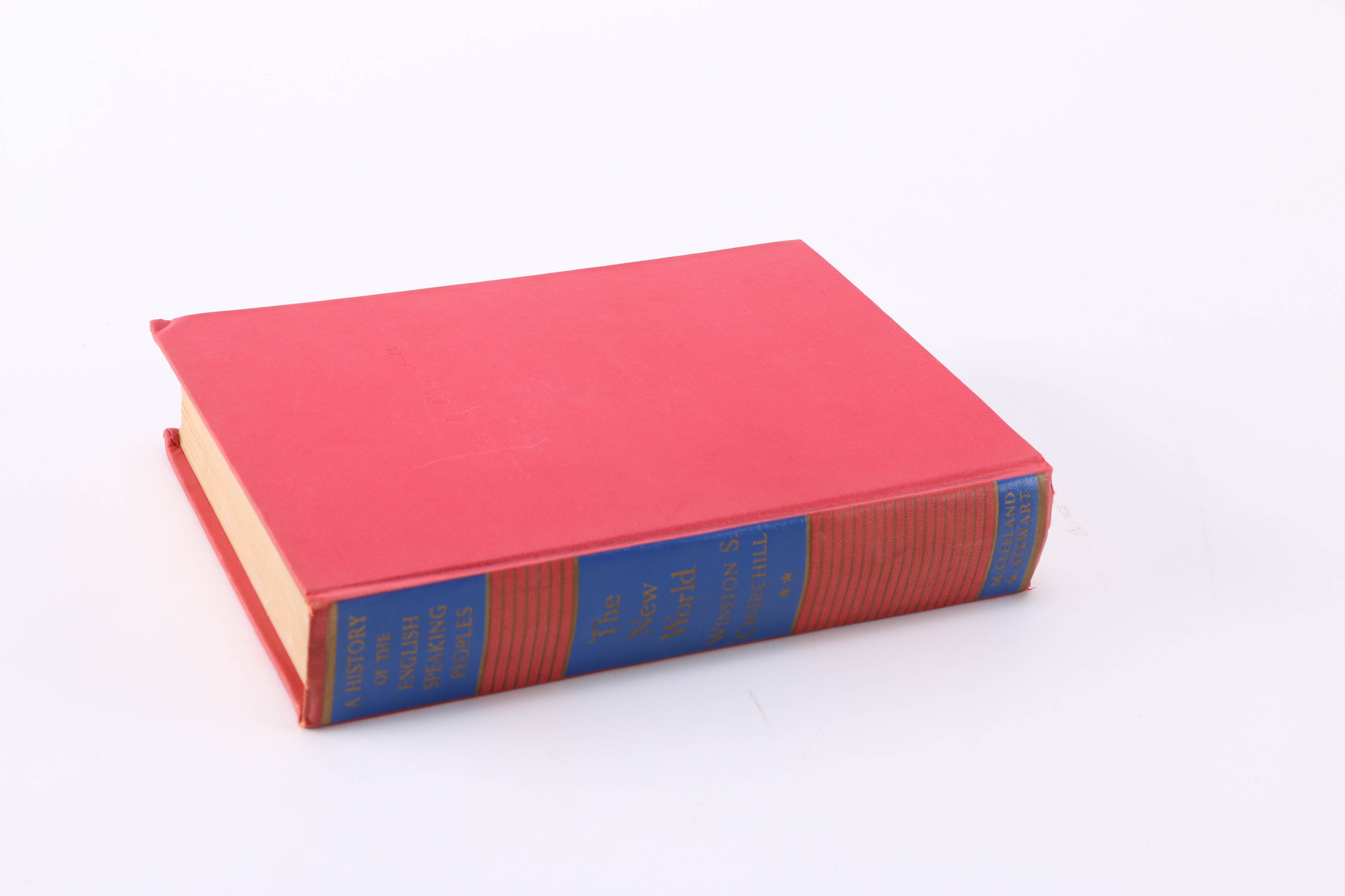 Three Volumes of Winston Churchill's "A History of the English-Speaking Peoples"