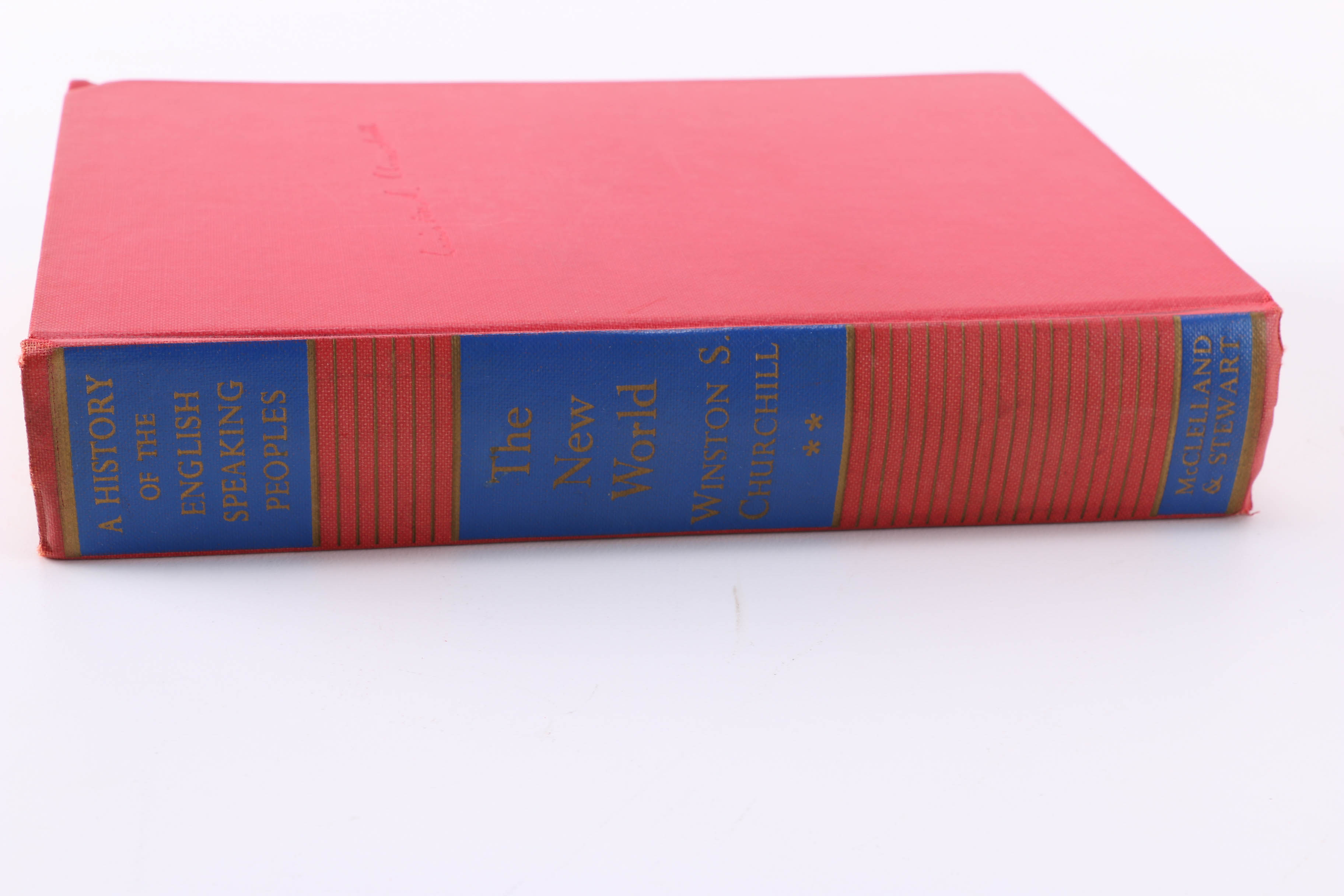 Three Volumes of Winston Churchill's "A History of the English-Speaking Peoples"