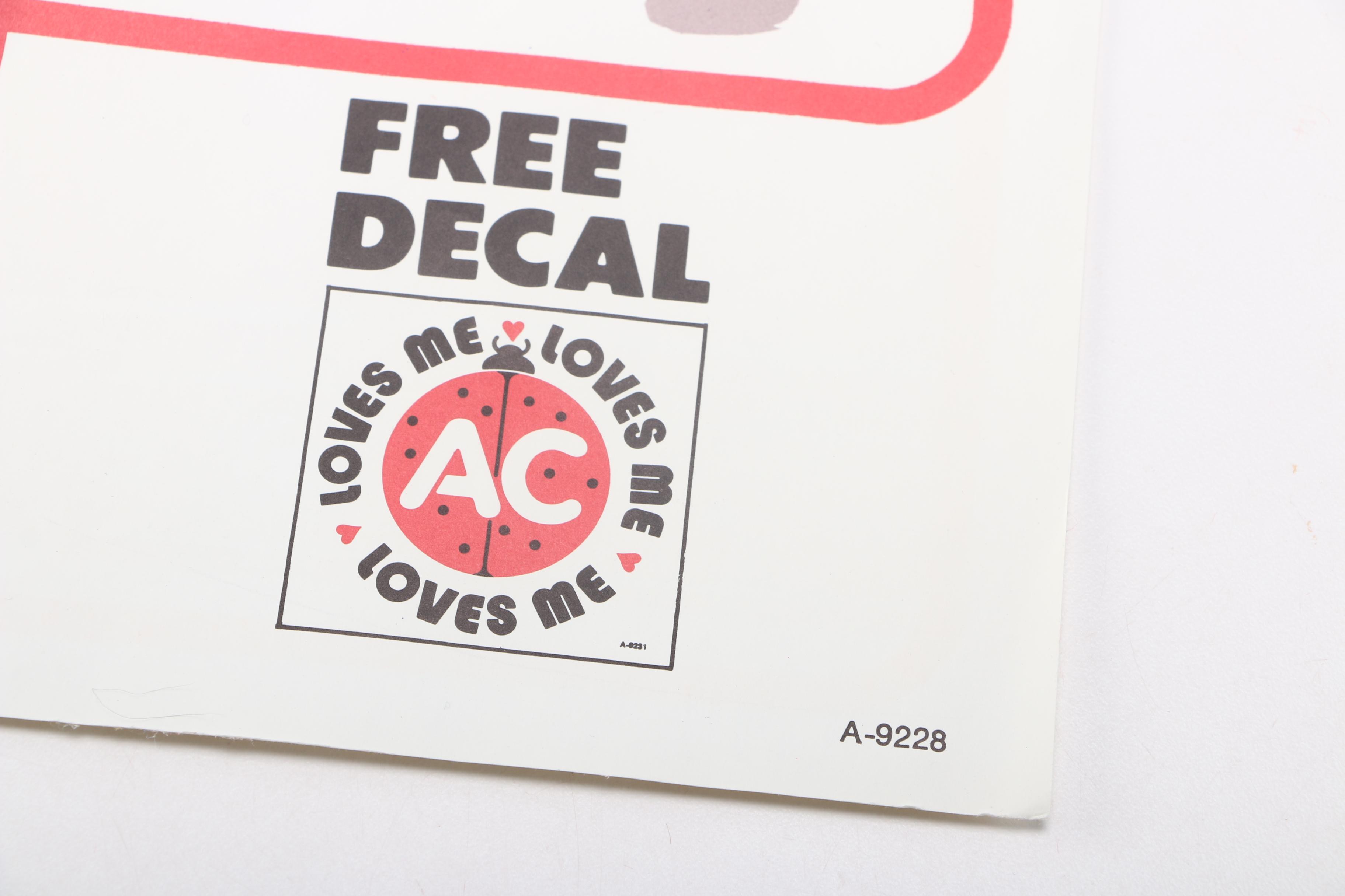 Vintage AC Delco Advertising Packet