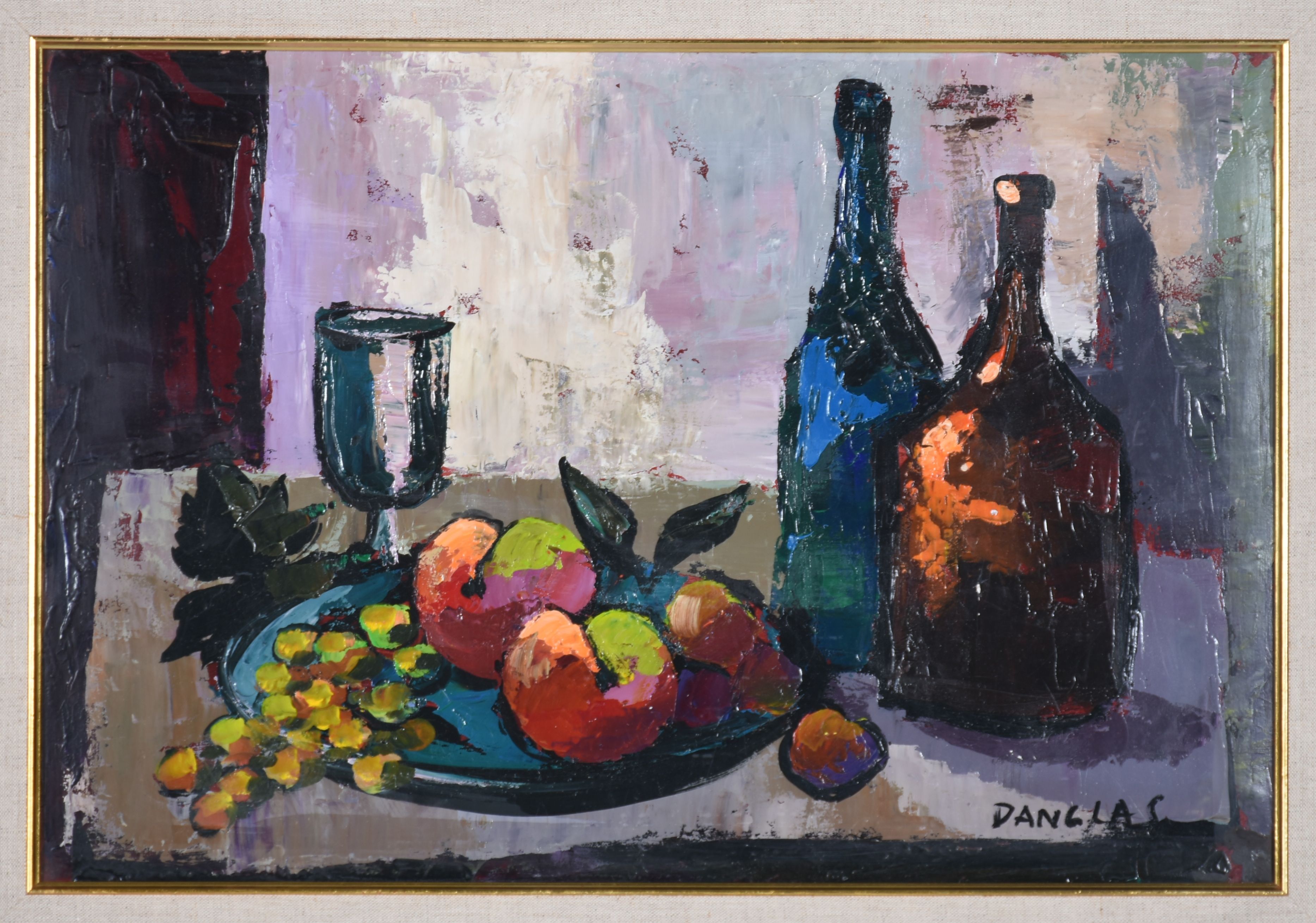 Jacques Danglas Signed Original Oil on Canvas