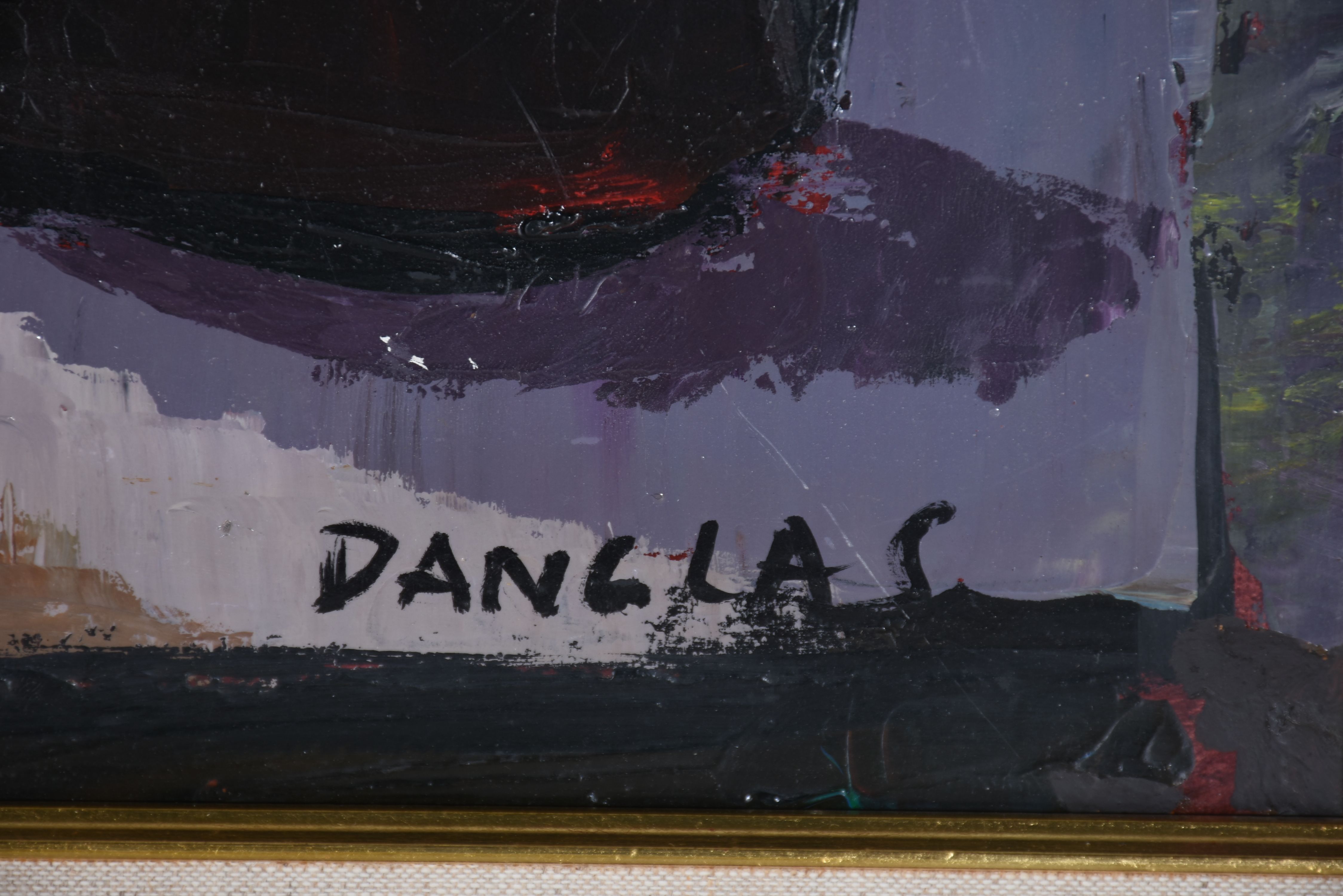 Jacques Danglas Signed Original Oil on Canvas