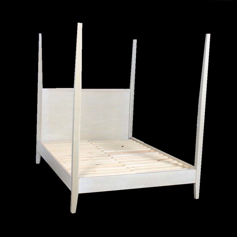 Crate & Barrel Four Post Queen Bed Frame