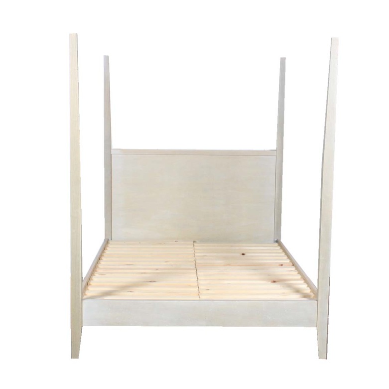 Crate & Barrel Four Post Queen Bed Frame