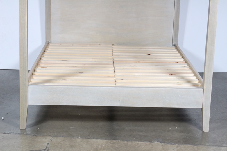 Crate & Barrel Four Post Queen Bed Frame