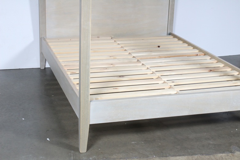 Crate & Barrel Four Post Queen Bed Frame