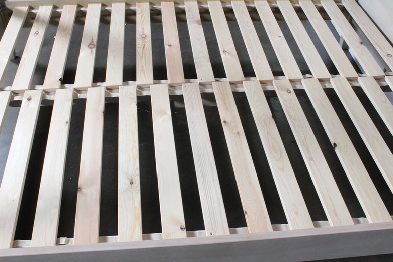 Crate & Barrel Four Post Queen Bed Frame