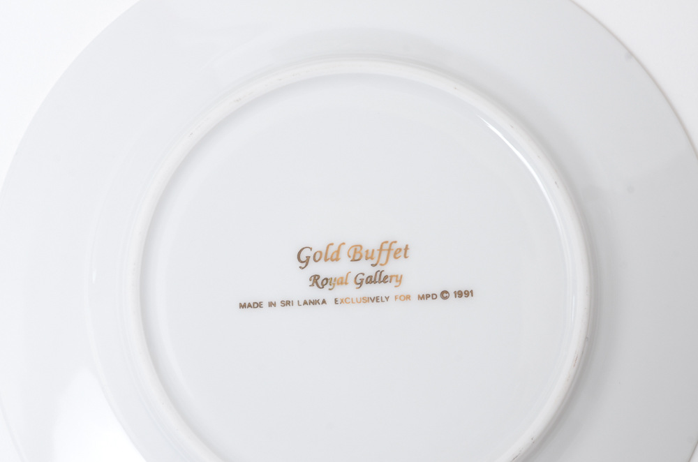 Royal Gallery "Gold Buffet" China Set