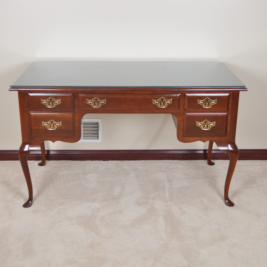 Queen Anne Style Writing Desk by Bassett Furniture