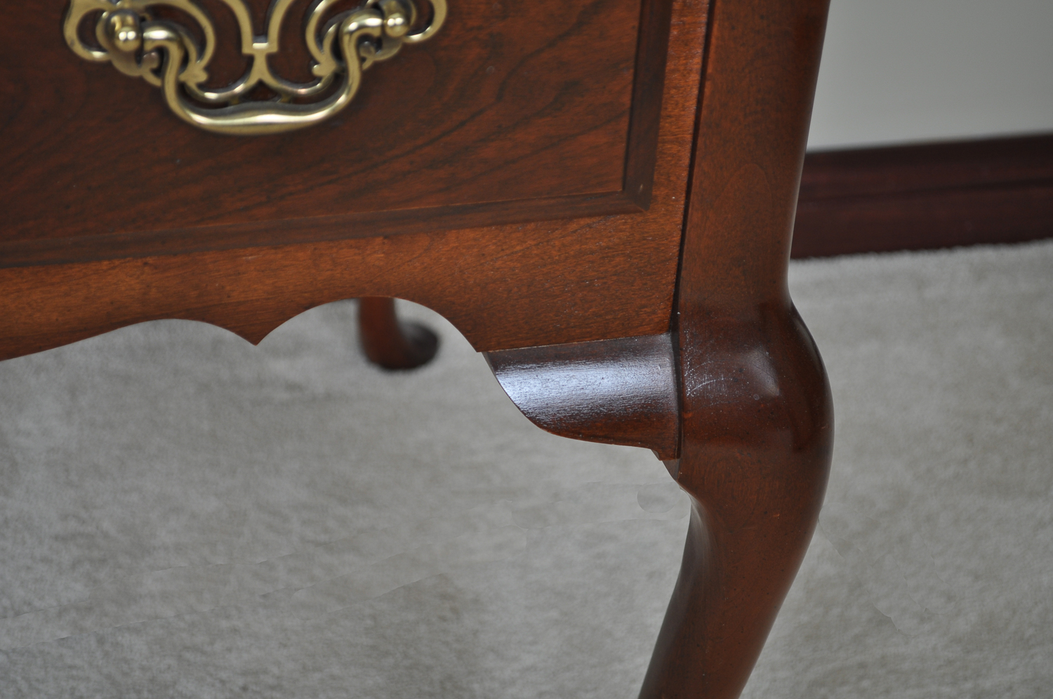 Queen Anne Style Writing Desk by Bassett Furniture