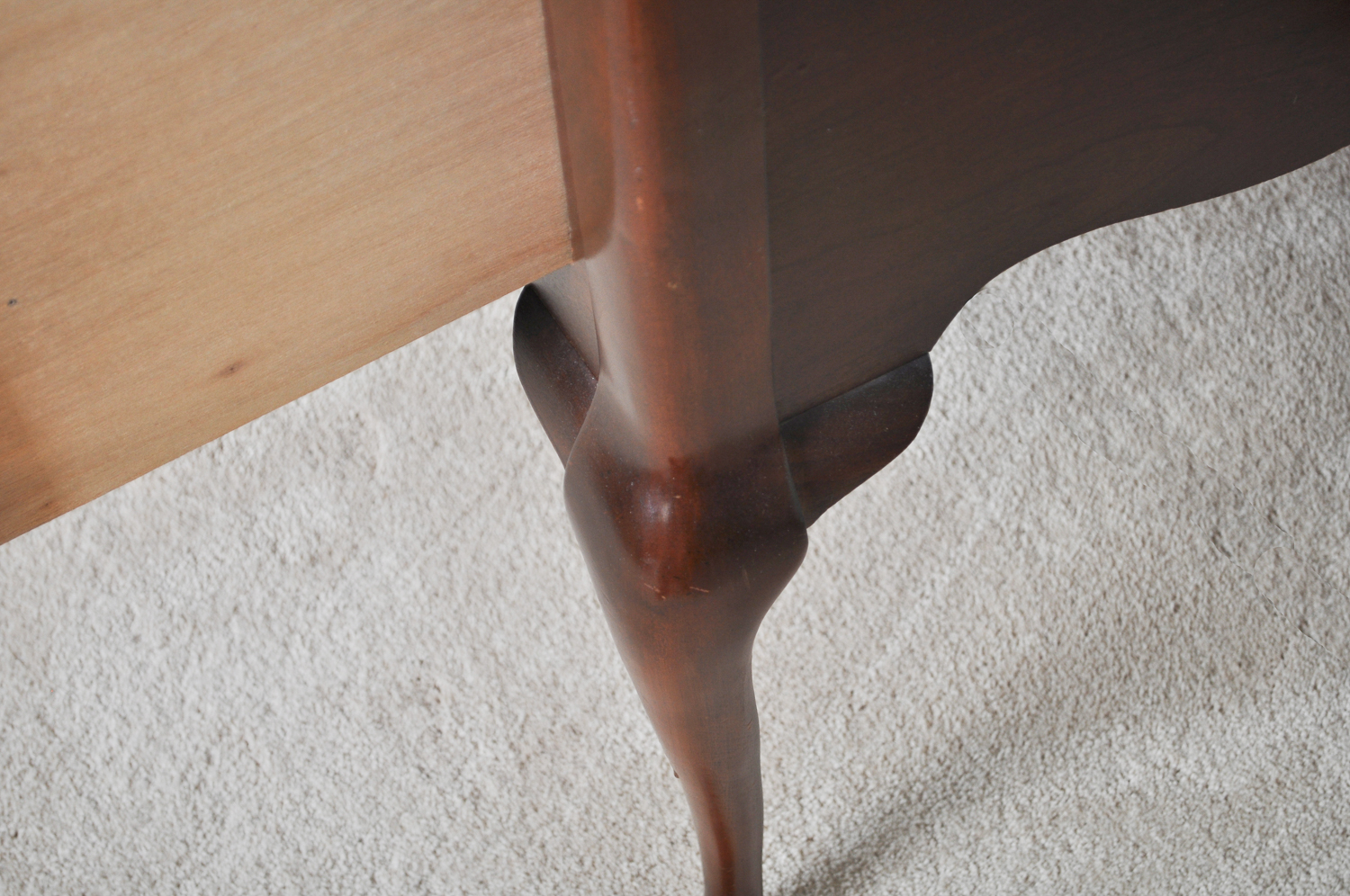 Queen Anne Style Writing Desk by Bassett Furniture