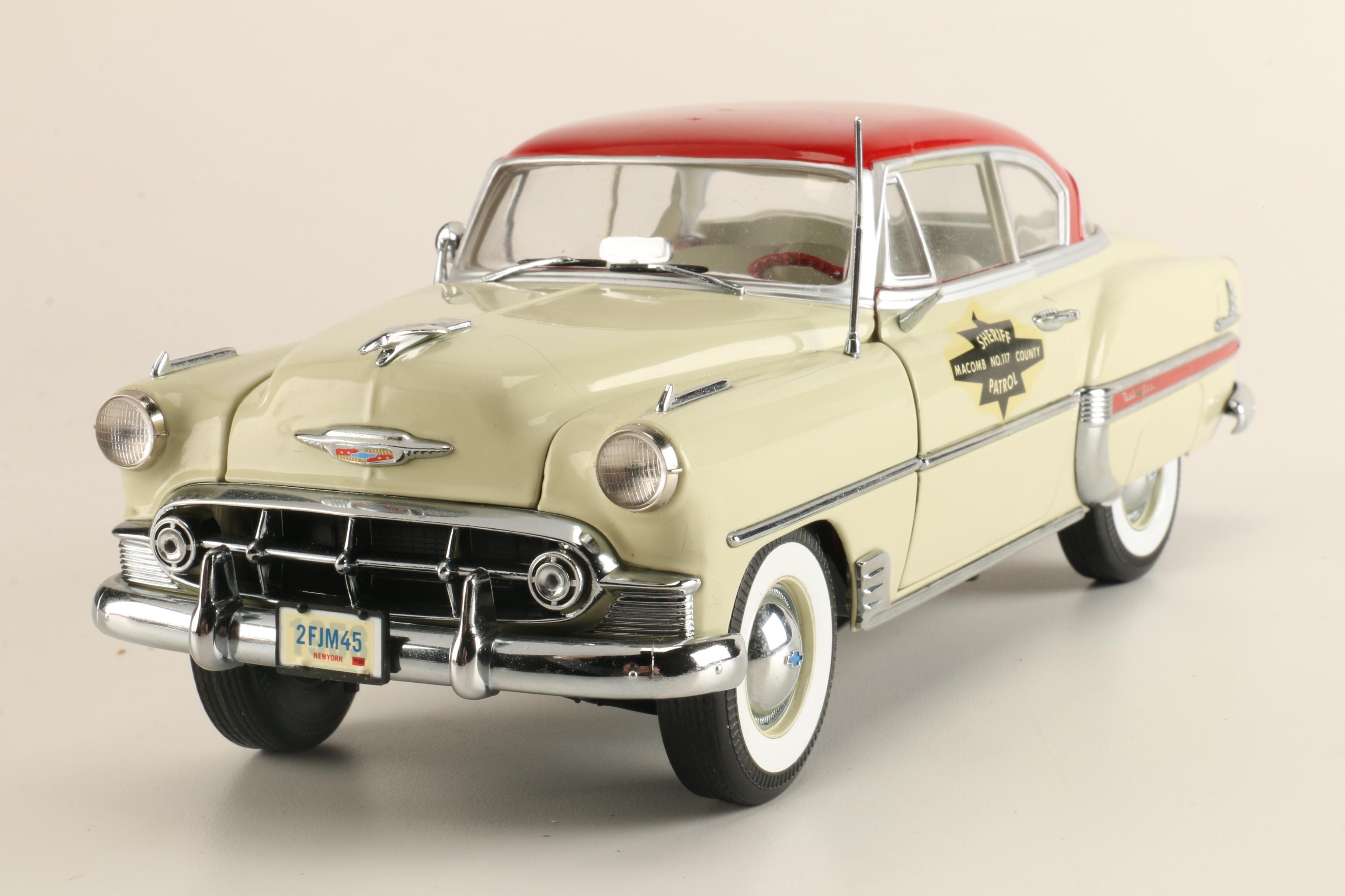 Die-Cast 1950s Police Cars