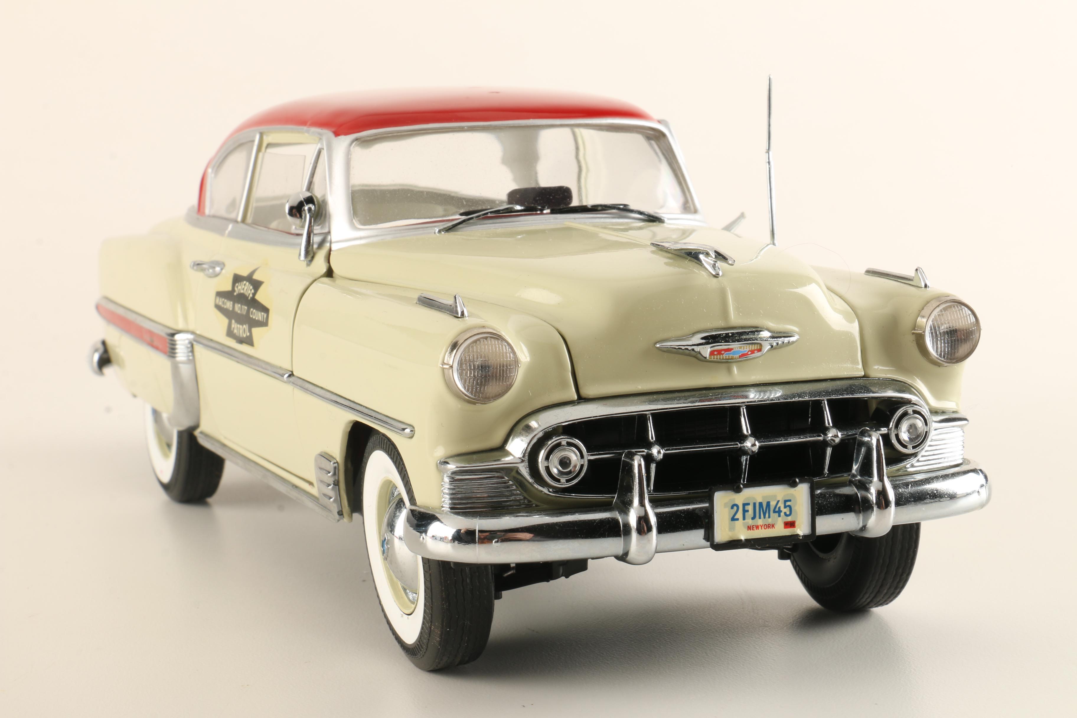 Die-Cast 1950s Police Cars