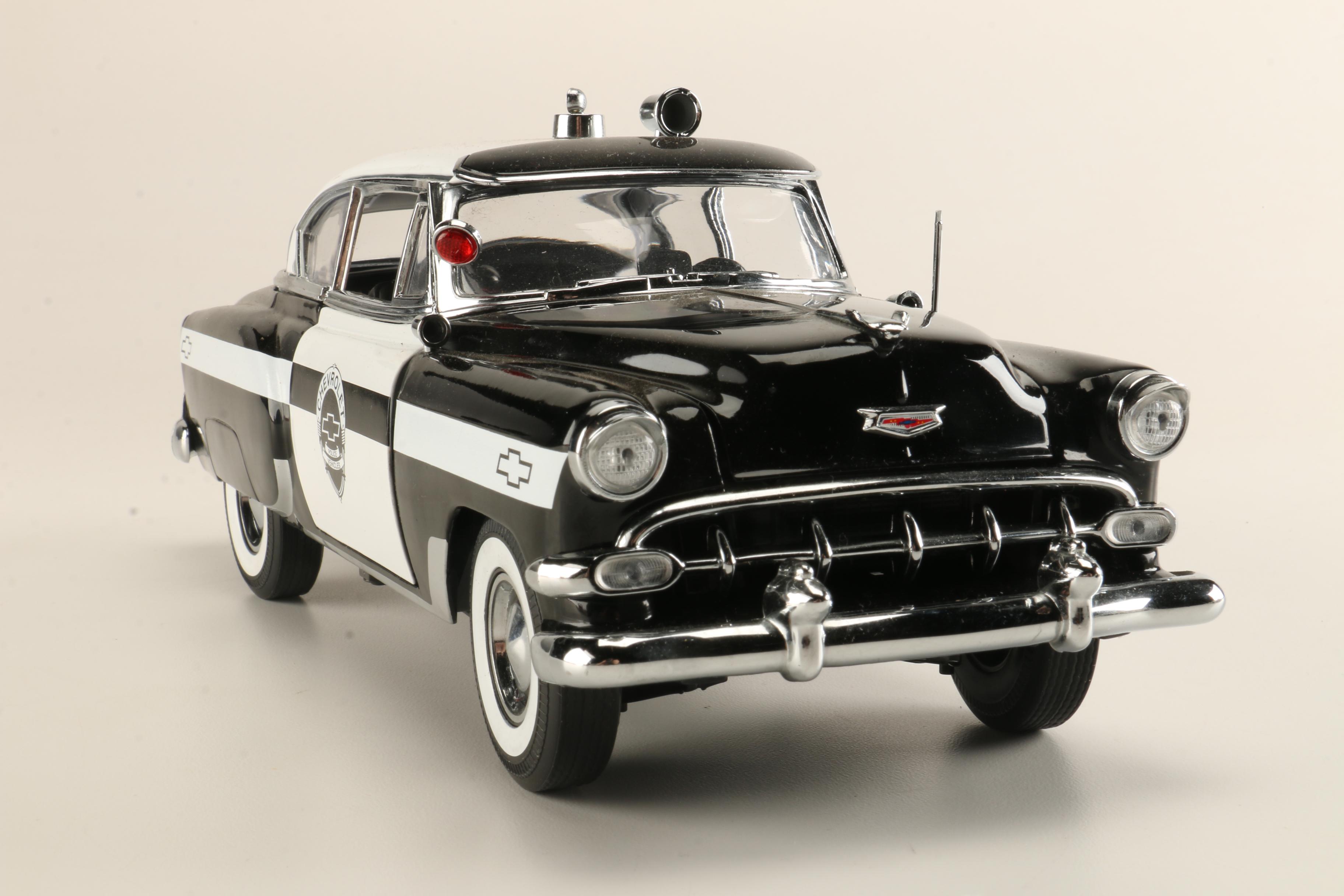 Die-Cast 1950s Police Cars