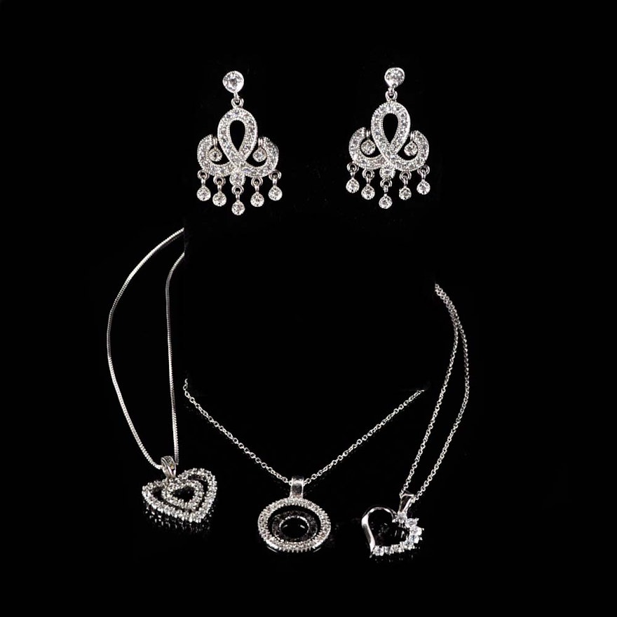 Sterling Silver and Cubic Zirconia Jewelry