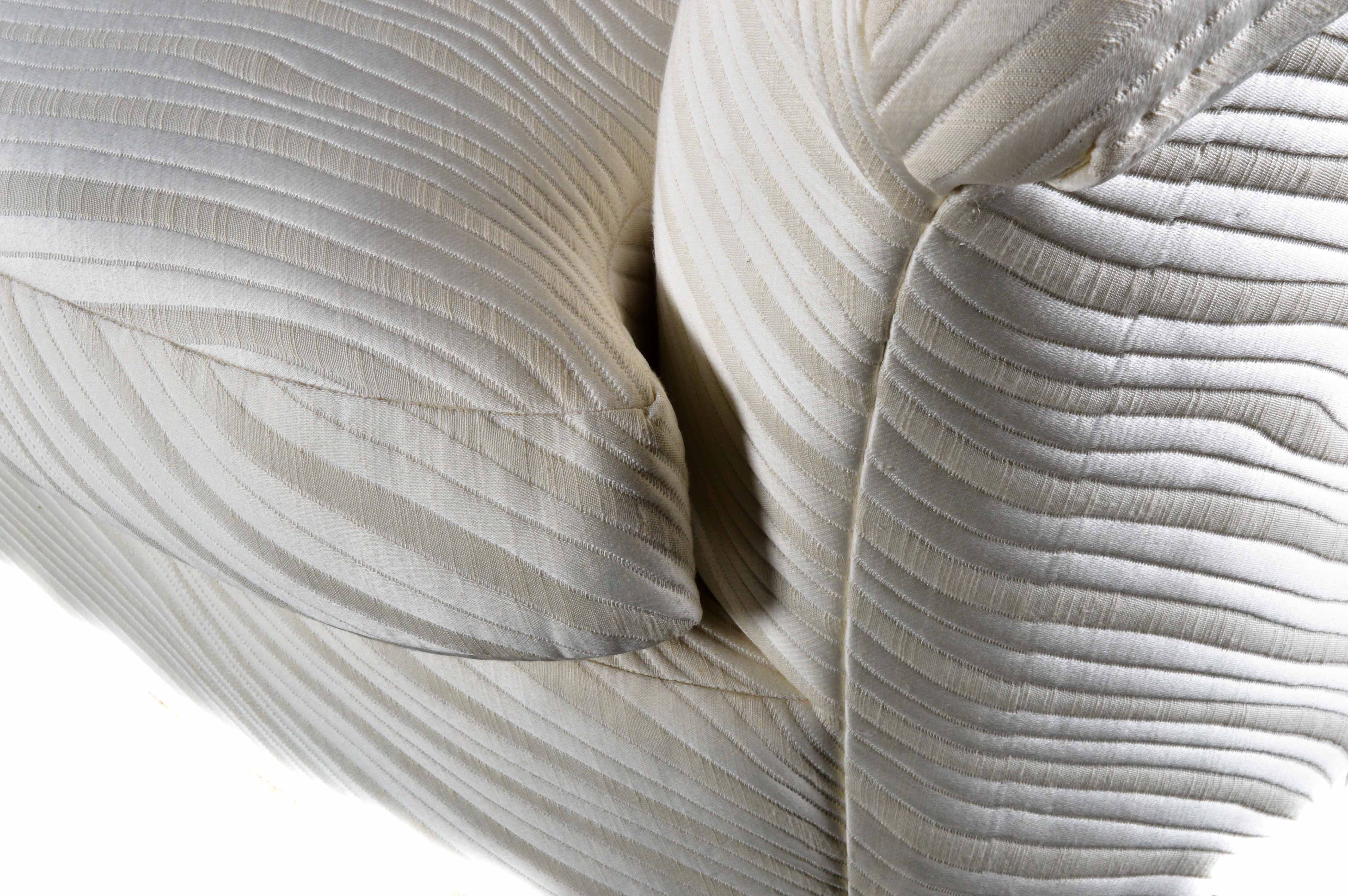 Art Deco Style White Sofa