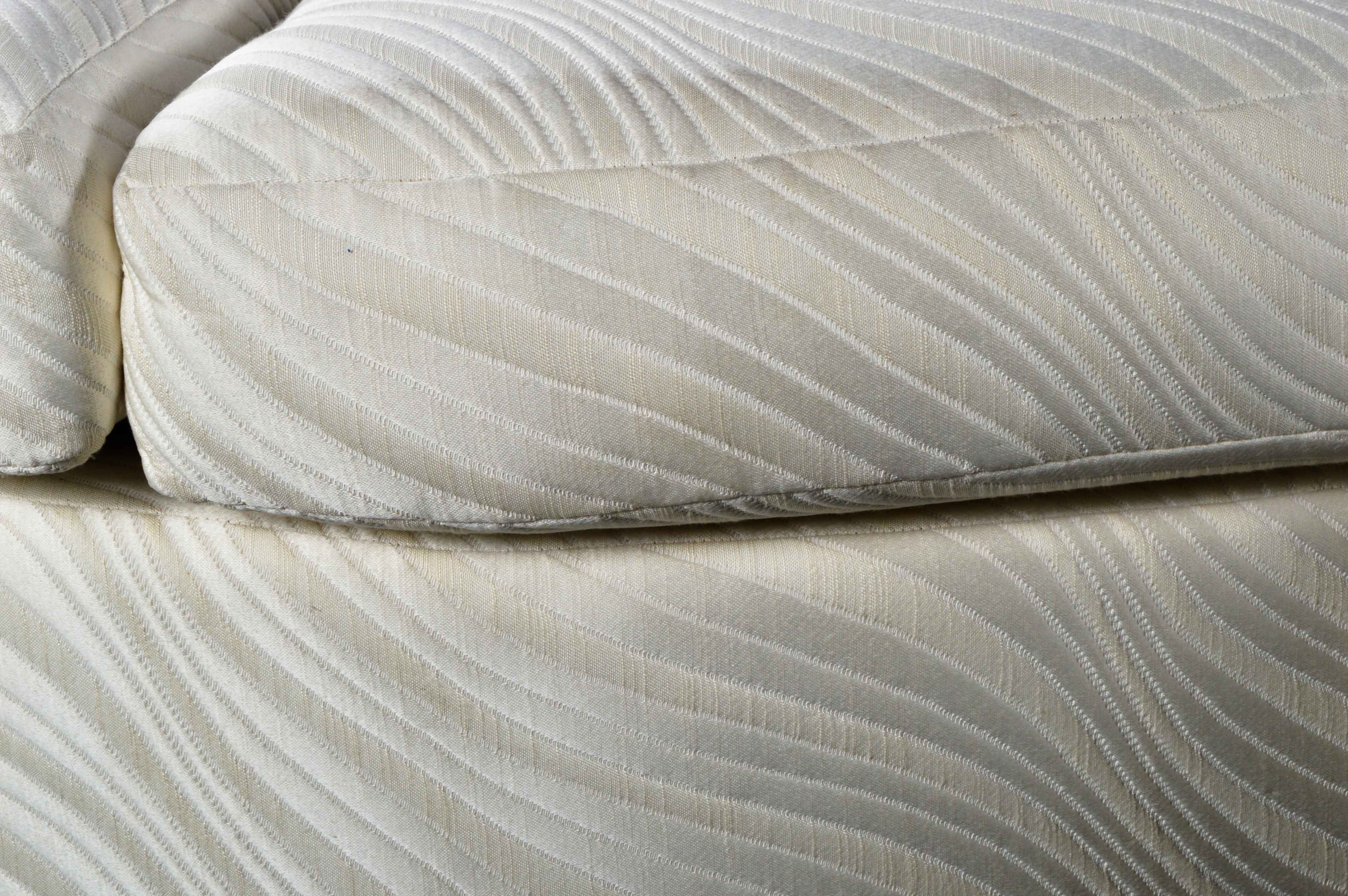 Art Deco Style White Sofa