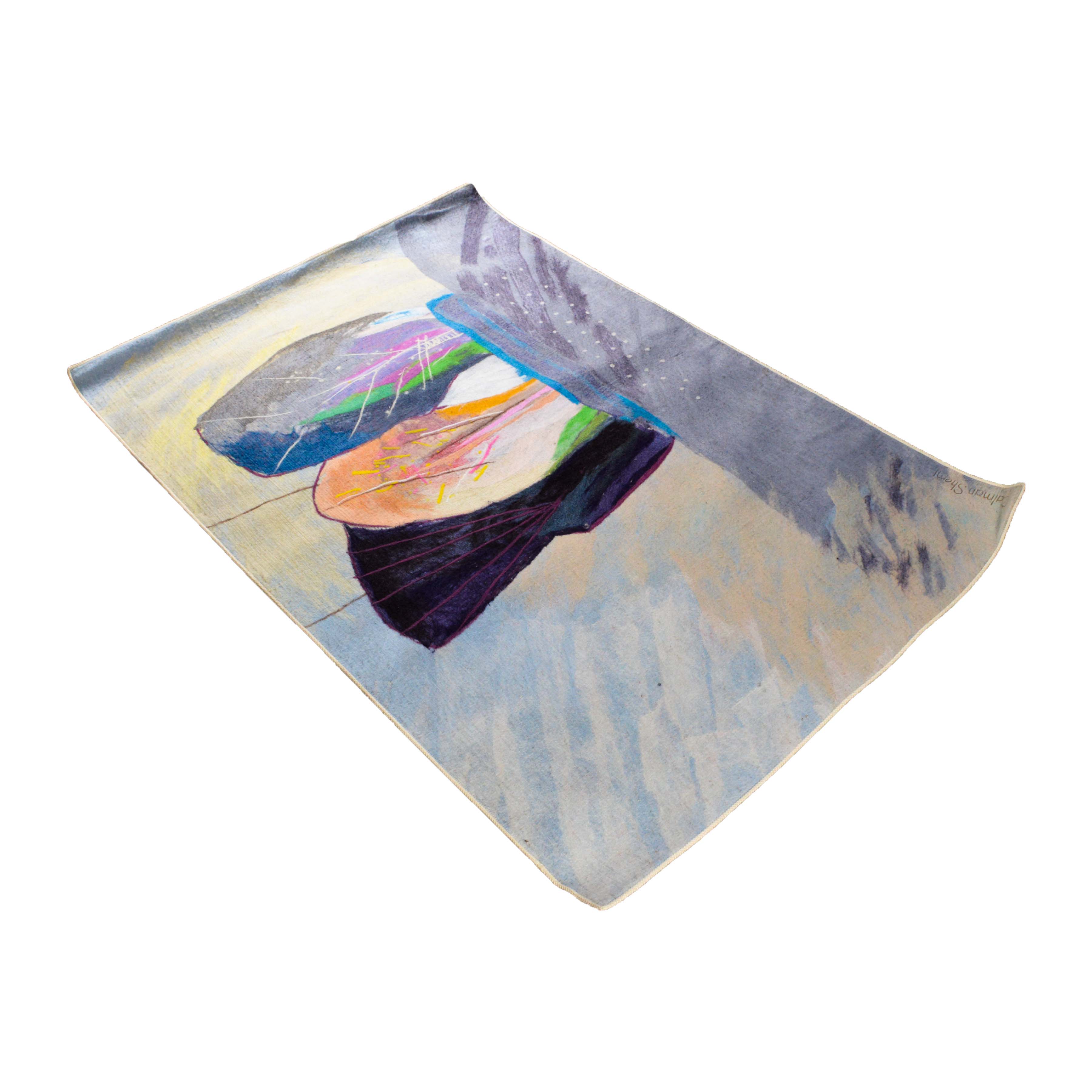 "Arboles Monumento" #9 Signed Calman Shemi Textile