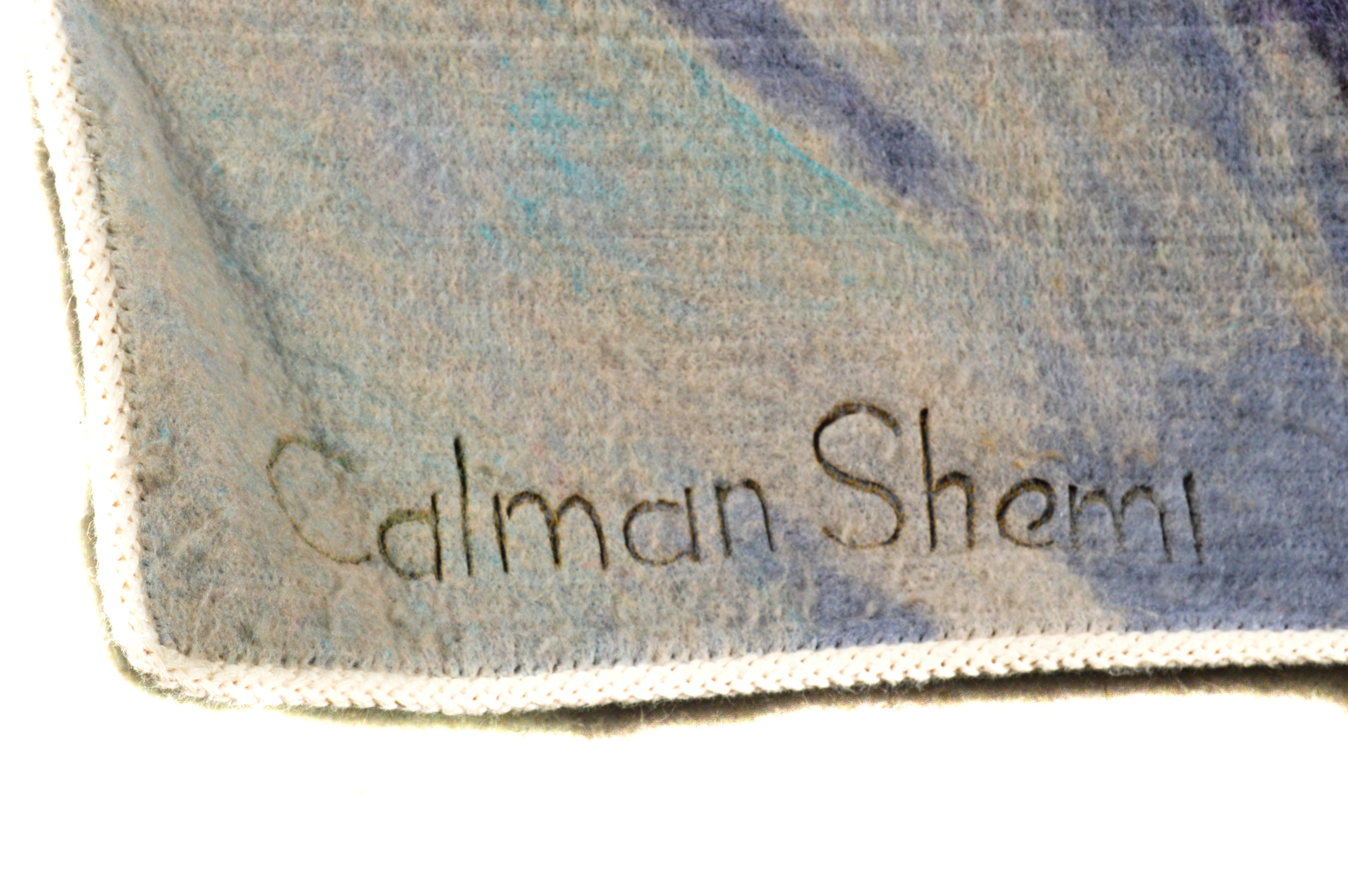 "Arboles Monumento" #9 Signed Calman Shemi Textile