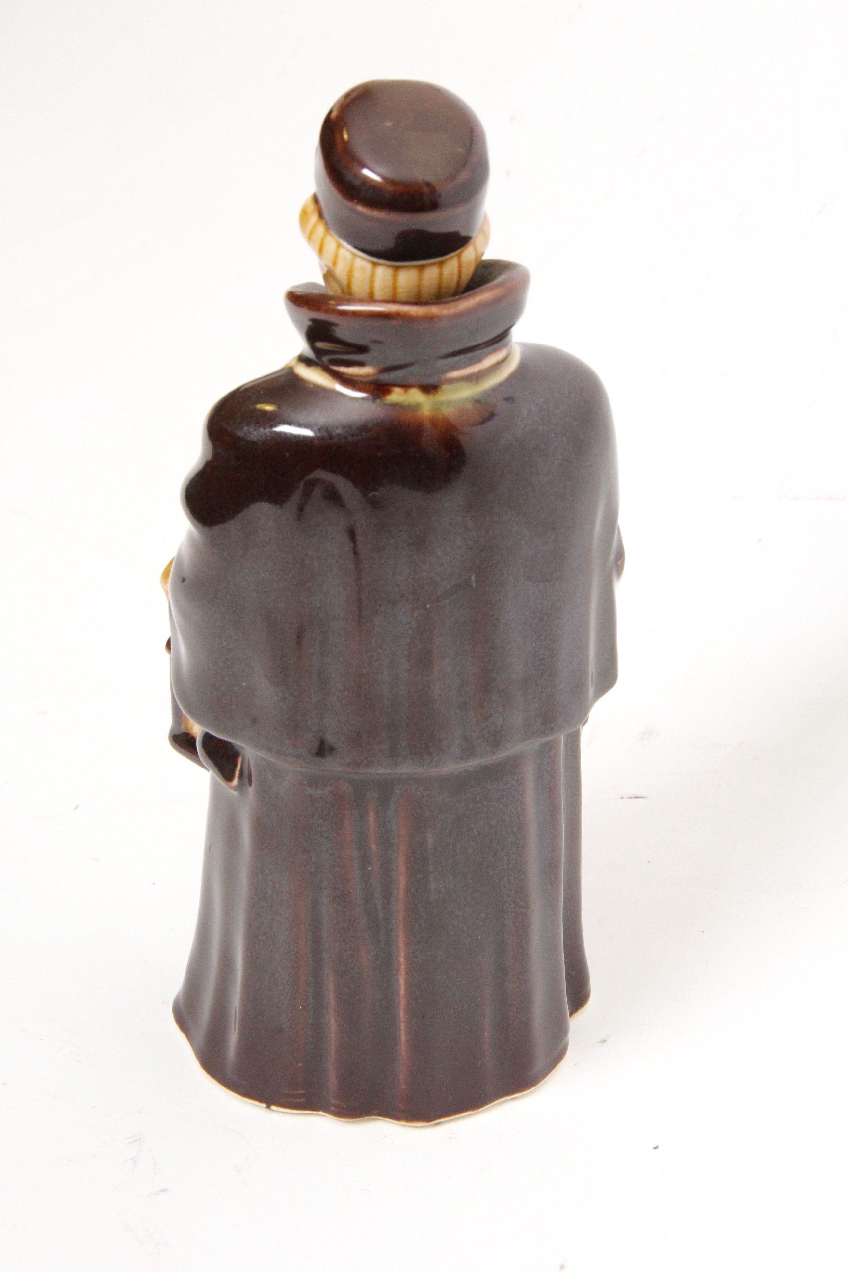 Japanese Ceramic Detective Decanter and Matching Cup