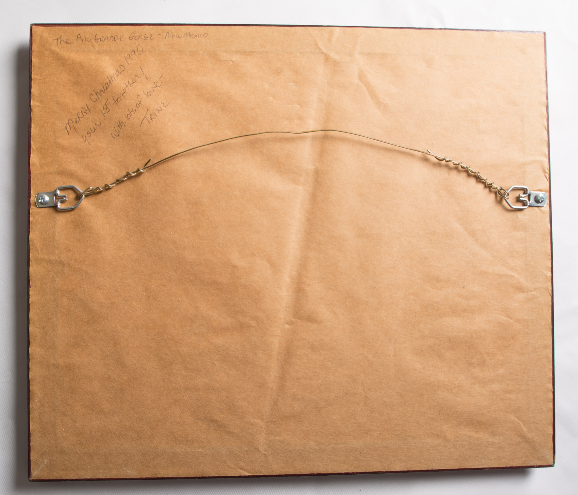 Shirley Baker Little "The Rio Grande Gorge" Original Watercolor