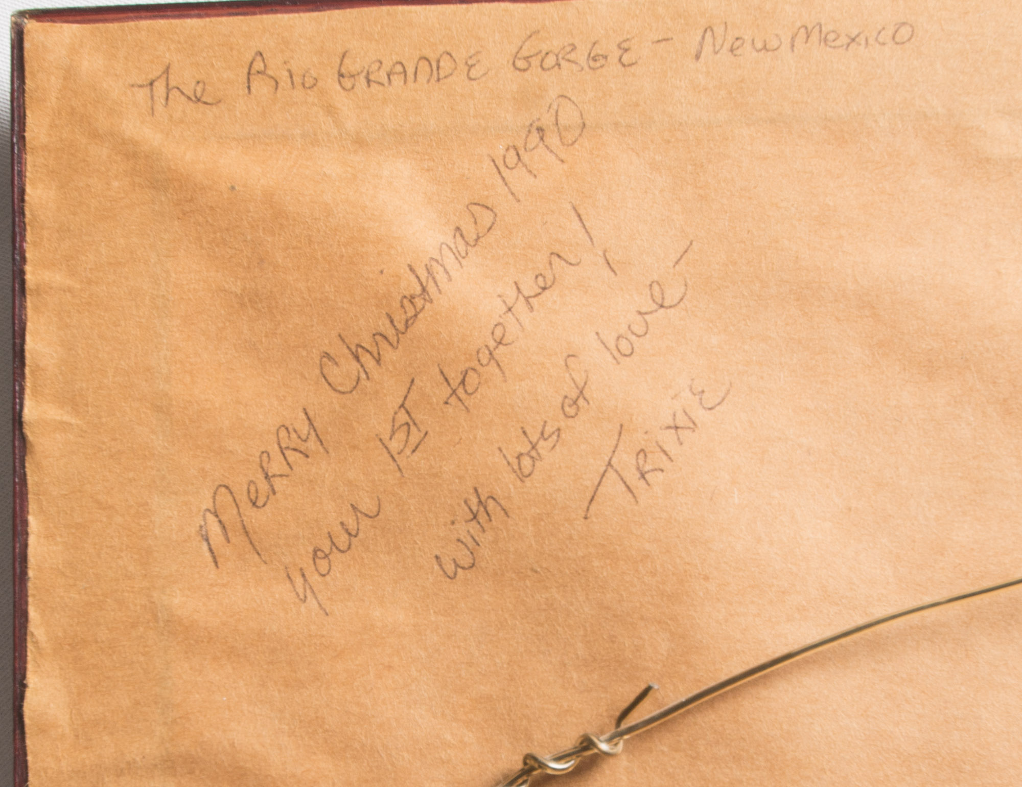 Shirley Baker Little "The Rio Grande Gorge" Original Watercolor