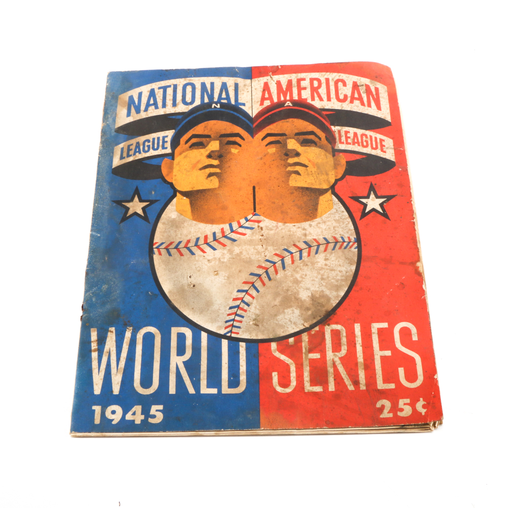 1945 World Series Program