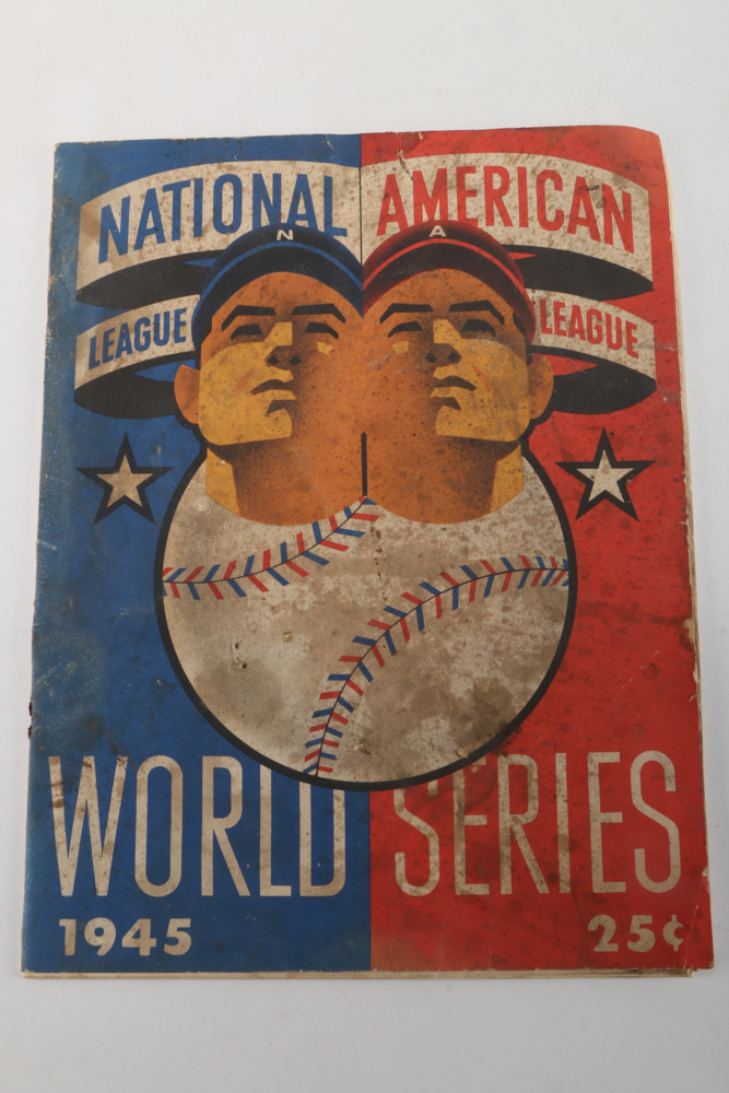 1945 World Series Program