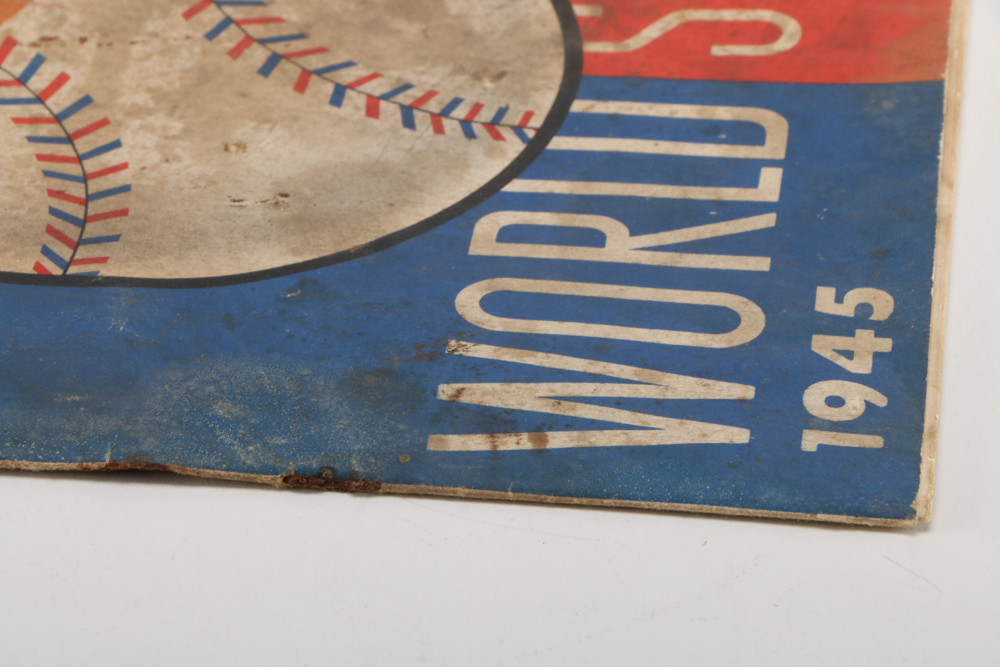 1945 World Series Program