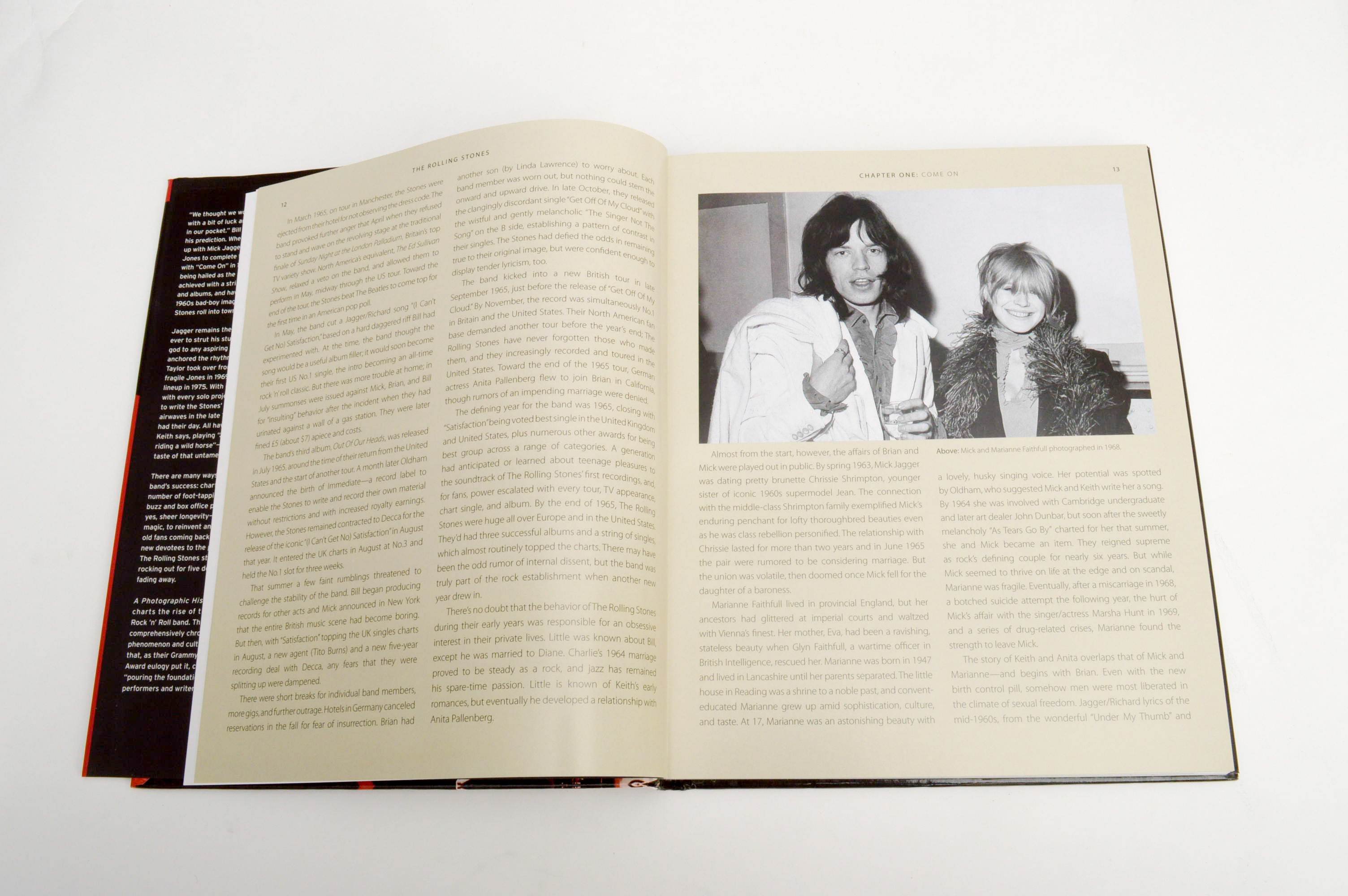 Collection of Books on Celebrities Including The Rolling Stones