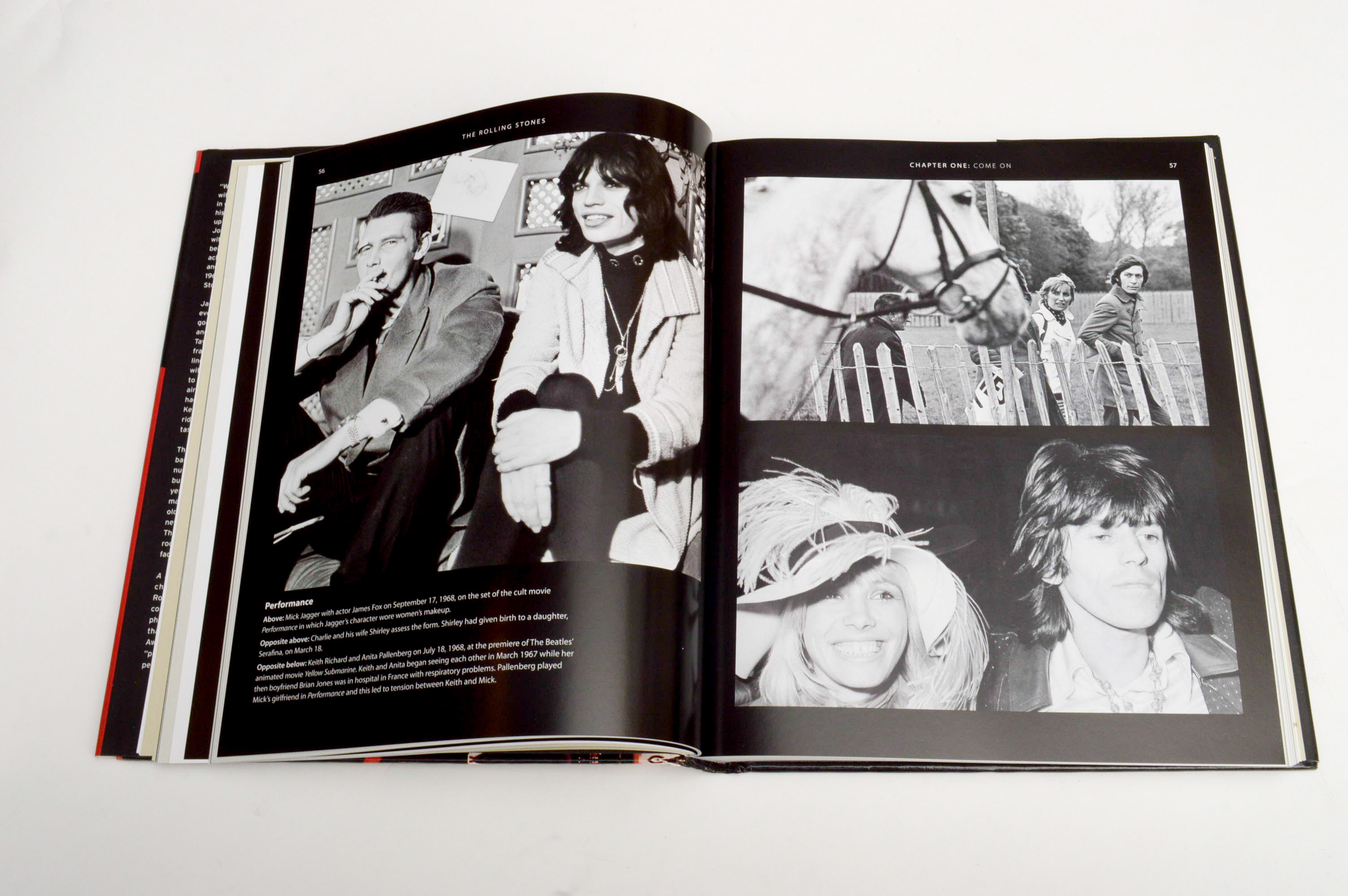 Collection of Books on Celebrities Including The Rolling Stones