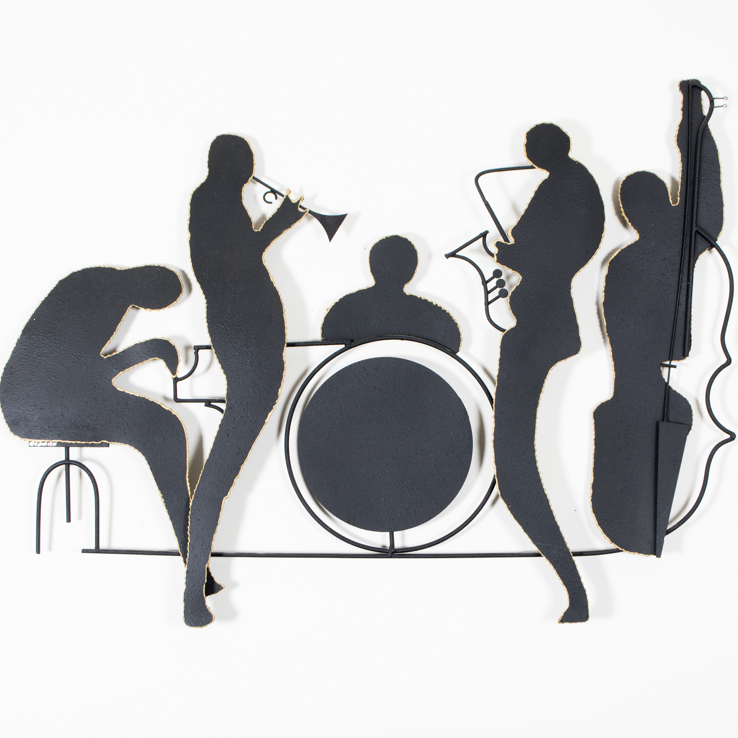 C. Jere Metal Wall Sculpture "Jazz Band"