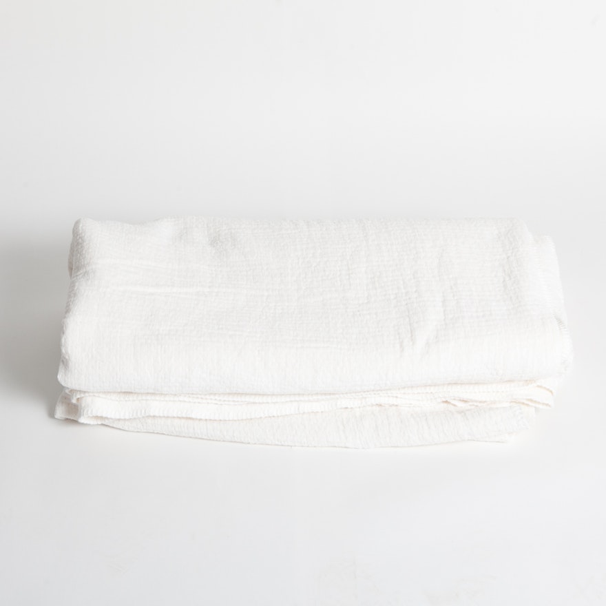 Coyuchi Full/Queen Size Signature Cotton Blanket