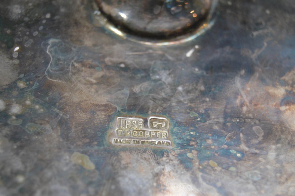 Israel Freeman & Son Silver Plate and Glass Epergne