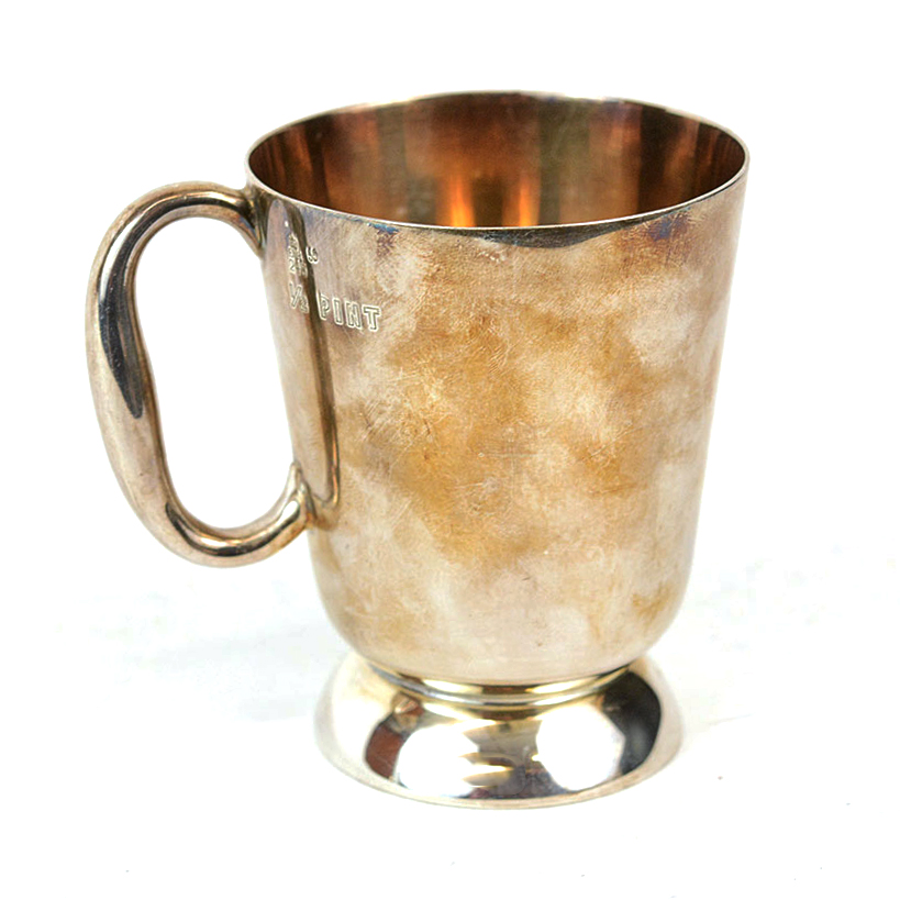 Elkington & Co. Silver Plate 1/2 Pint Mug