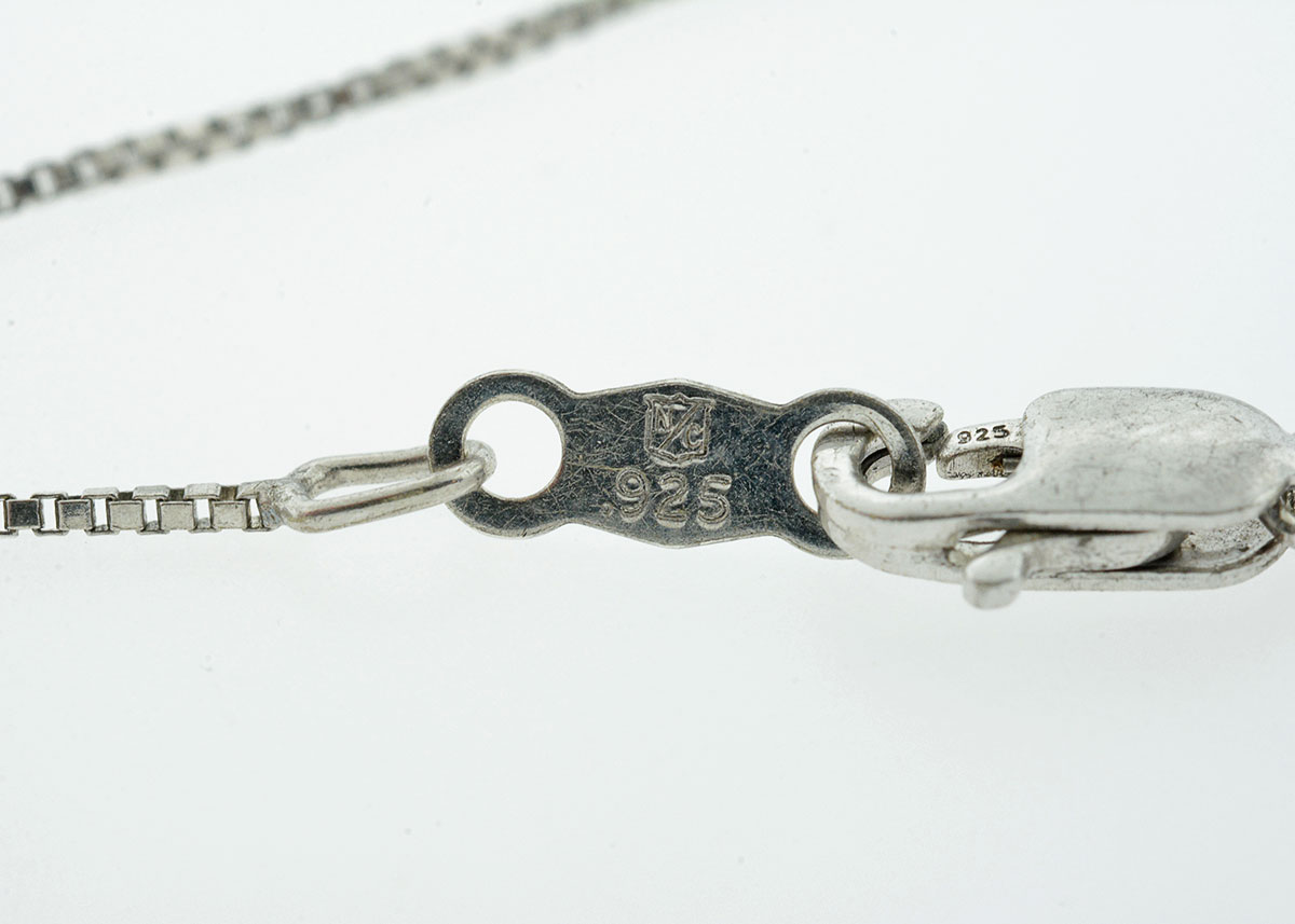 Open Hearts by Jane Seymour Sterling SIlver and 10K Rose Gold Diamond Key Pendant Necklace