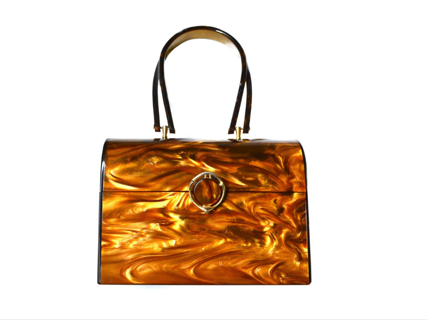 Wilardy Lucite Box Handbag